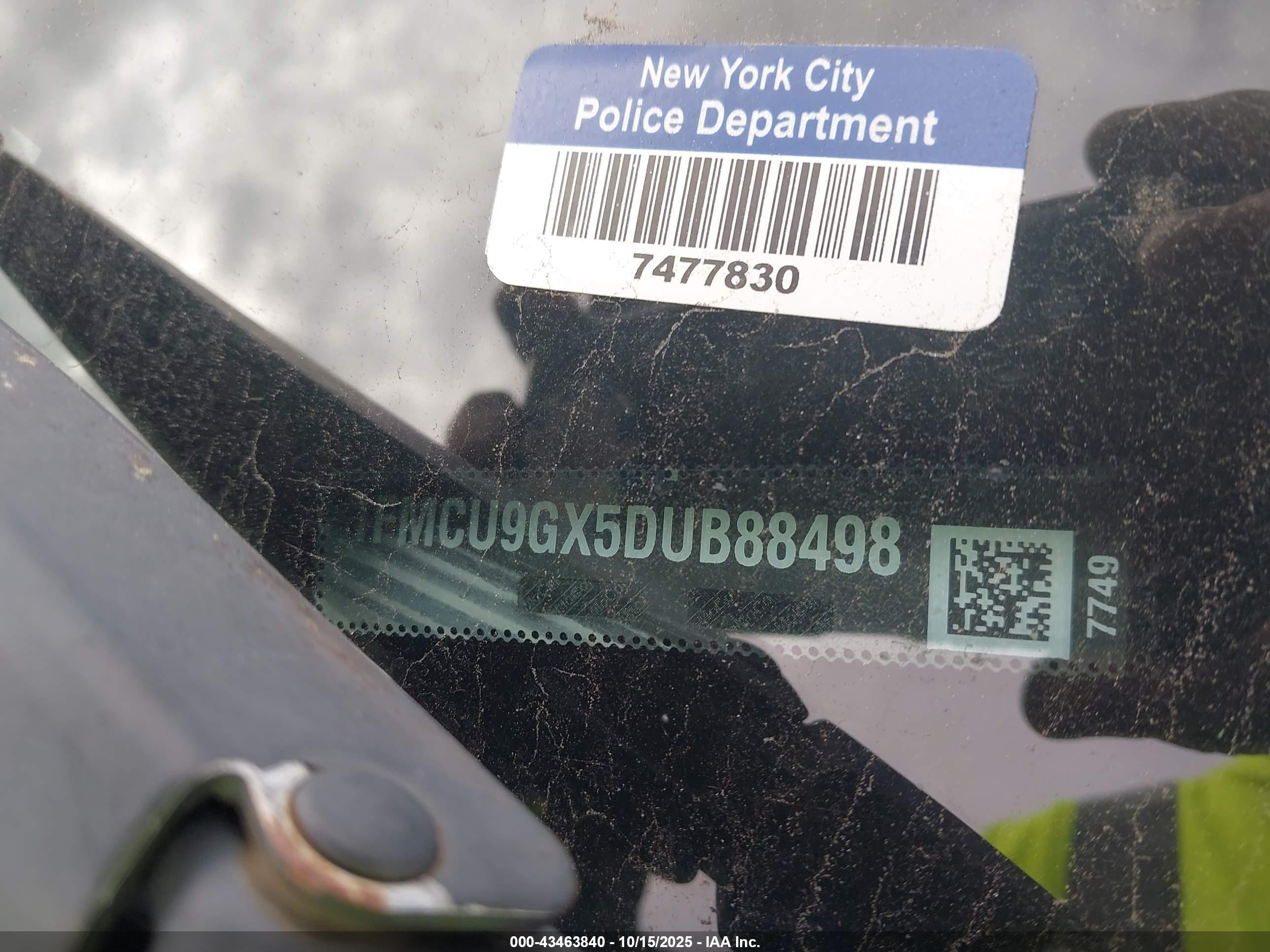 2013 Ford Escape Se Черный vin: 1FMCU9GX5DUB88498