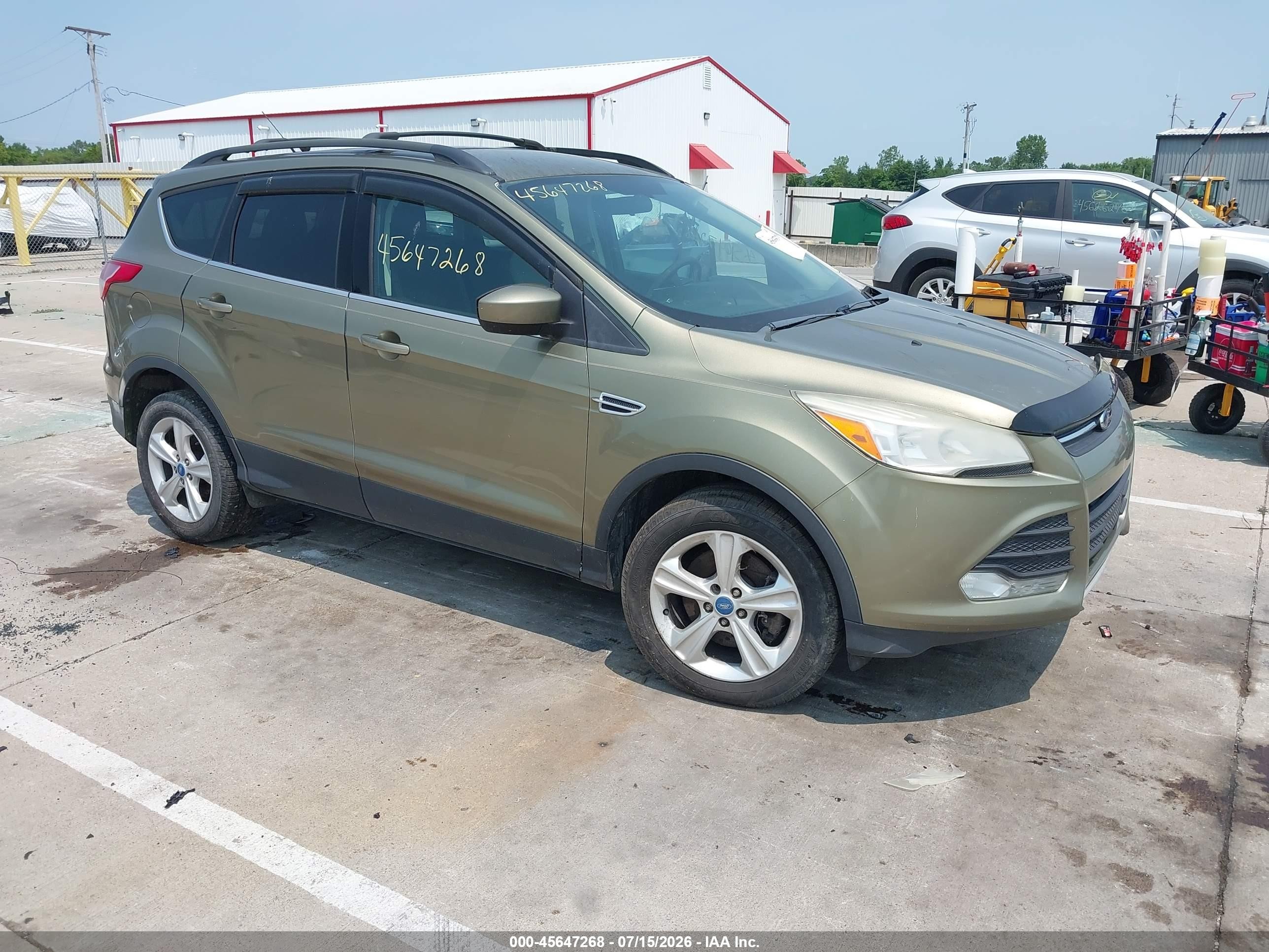 2013 Ford Escape Se Зеленый vin: 1FMCU9GX5DUB88503