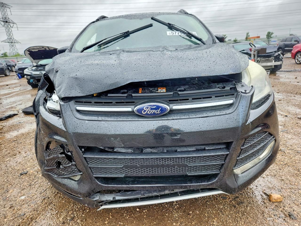 2013 Ford Escape Se Black vin: 1FMCU9GX5DUC26148