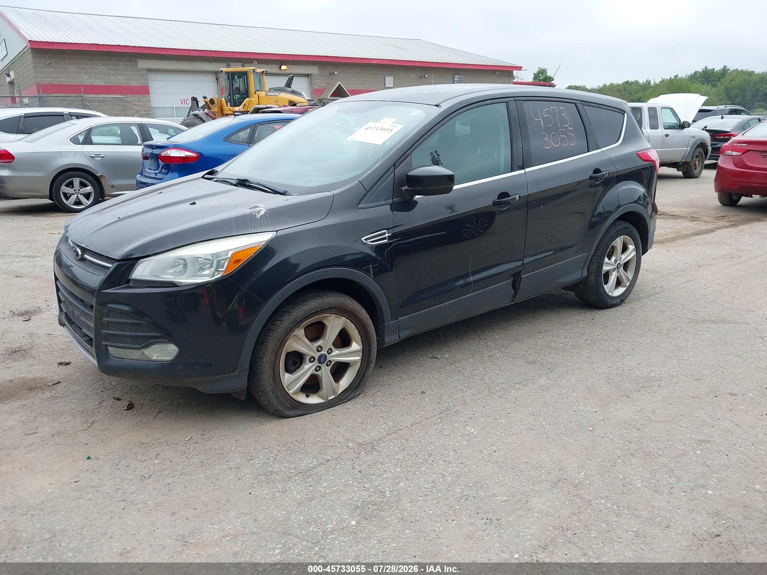 2013 Ford Escape Se Black vin: 1FMCU9GX5DUC63443