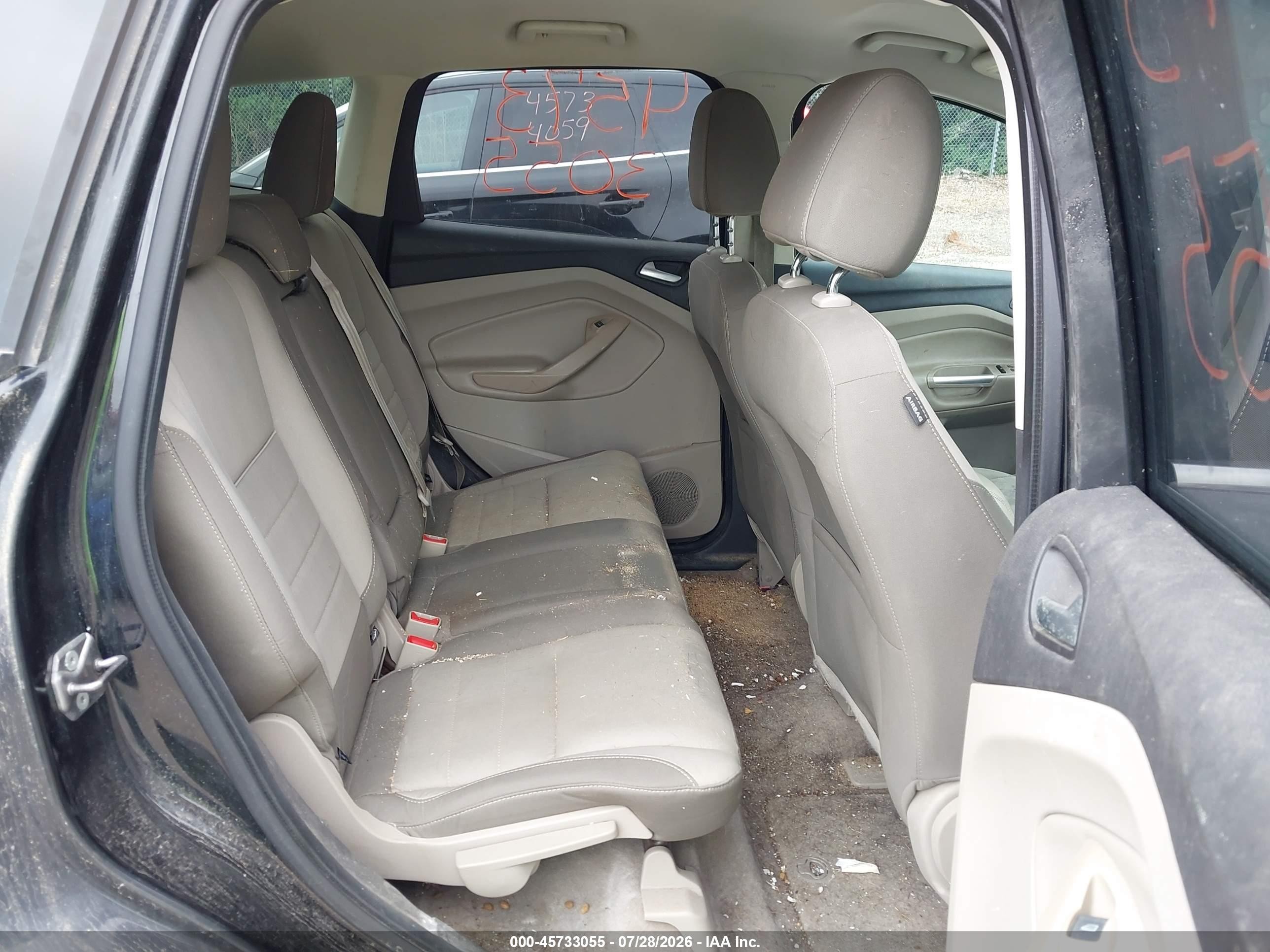 2013 Ford Escape Se Black vin: 1FMCU9GX5DUC63443