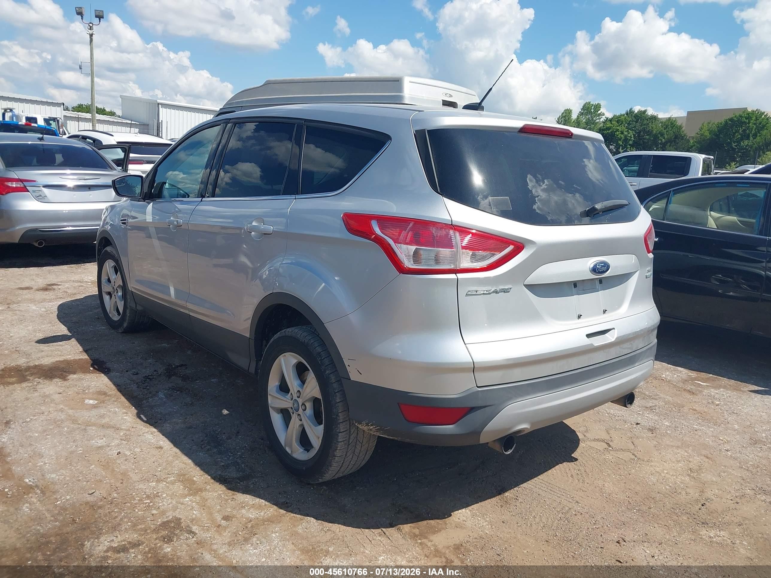 2013 Ford Escape Se Silver vin: 1FMCU9GX5DUC85863