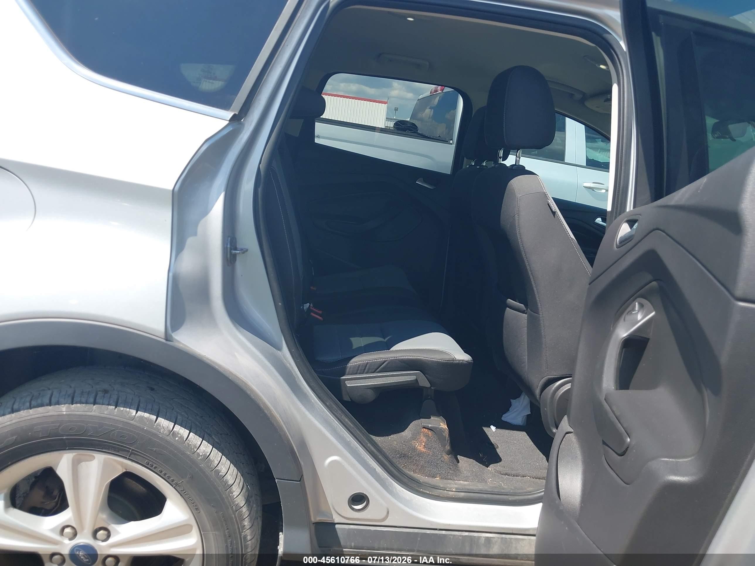 2013 Ford Escape Se Silver vin: 1FMCU9GX5DUC85863
