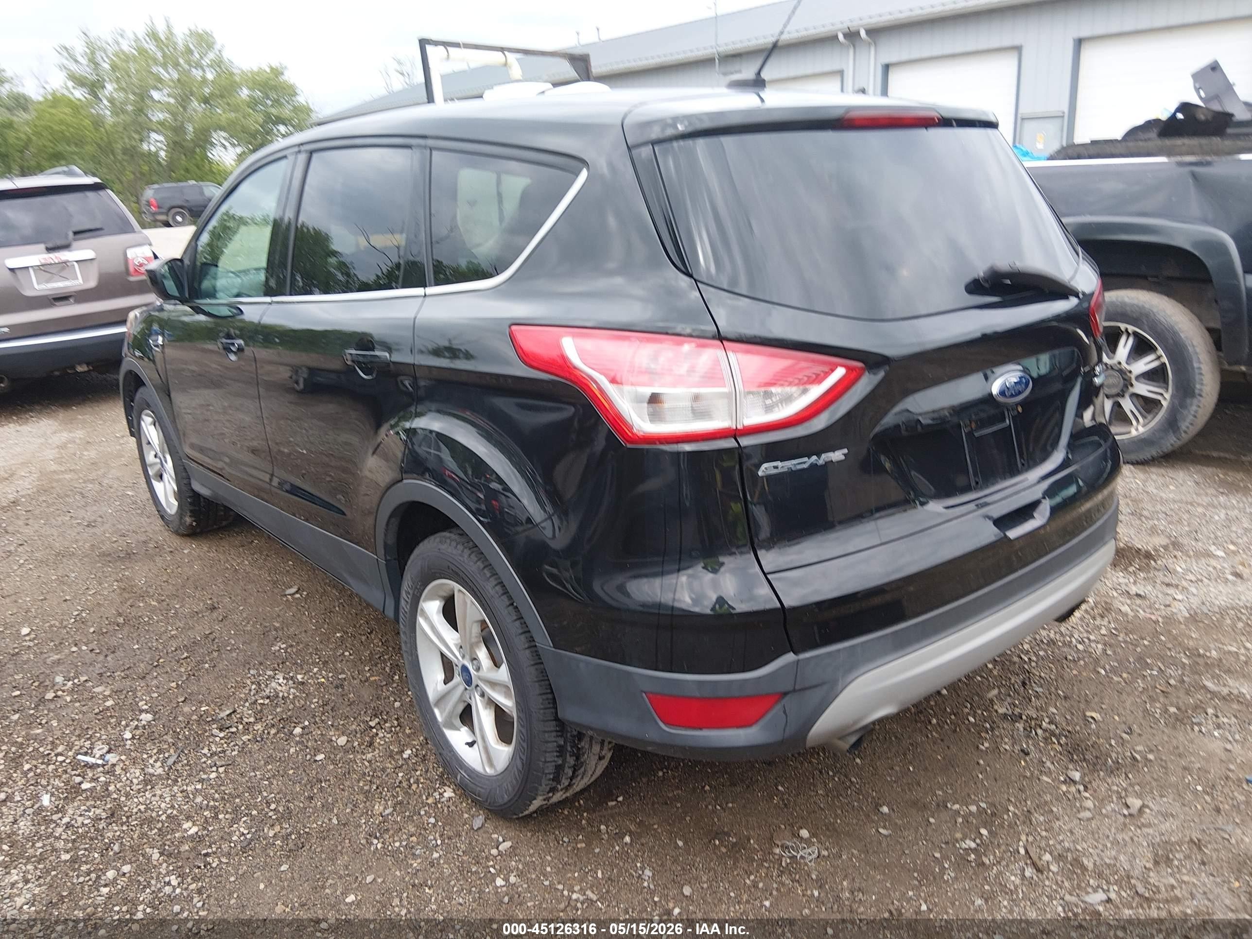 2013 Ford Escape Se Black vin: 1FMCU9GX5DUD80035
