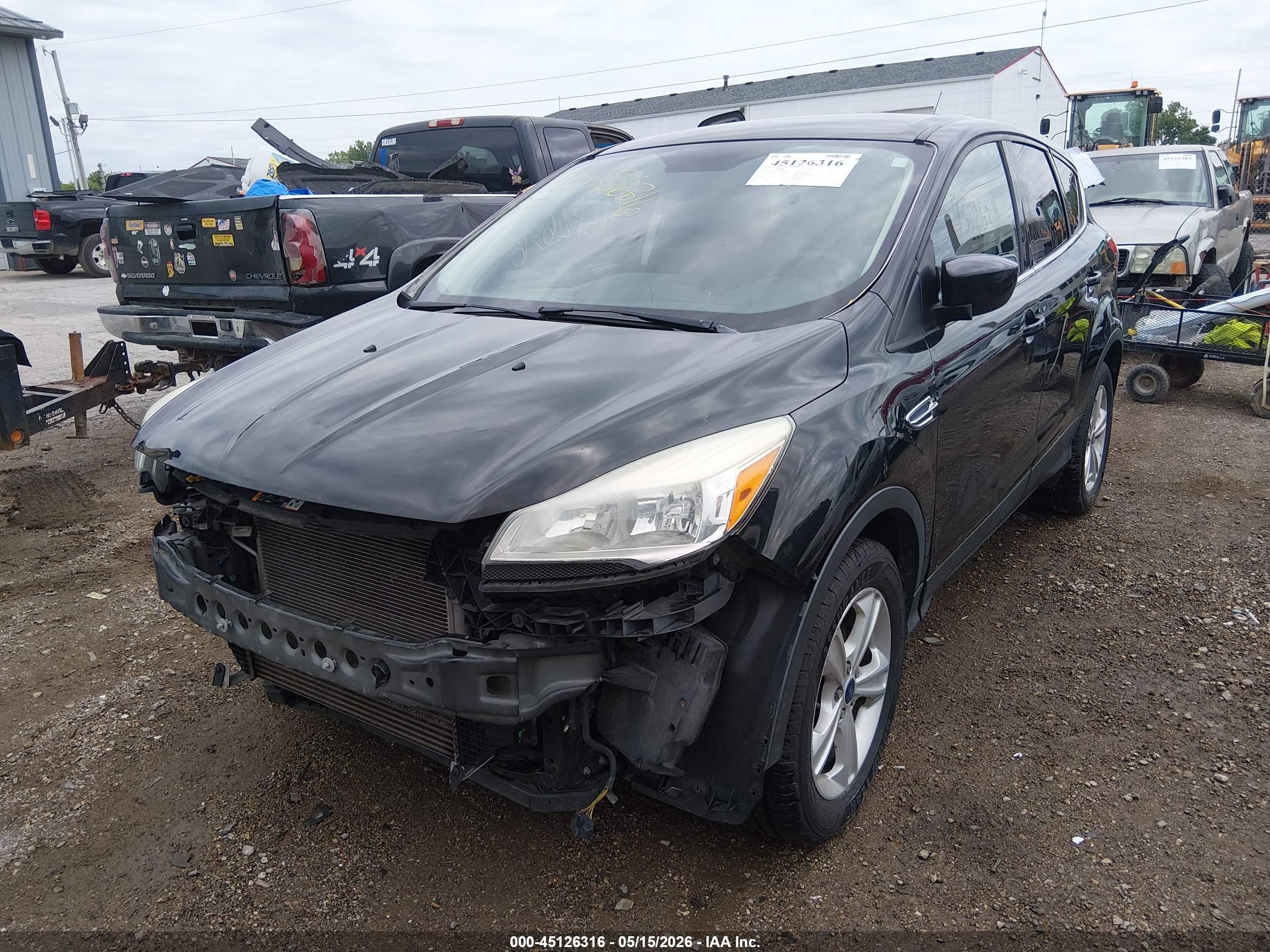 2013 Ford Escape Se Black vin: 1FMCU9GX5DUD80035