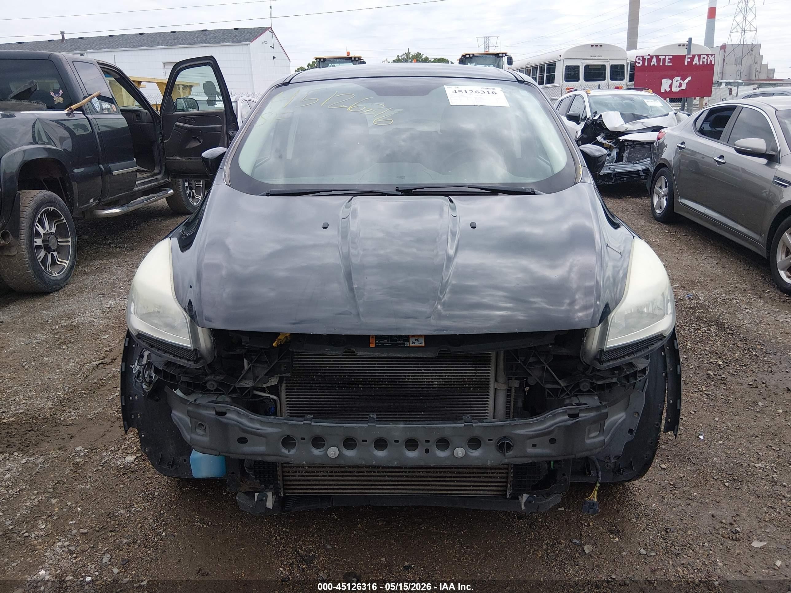 2013 Ford Escape Se Black vin: 1FMCU9GX5DUD80035