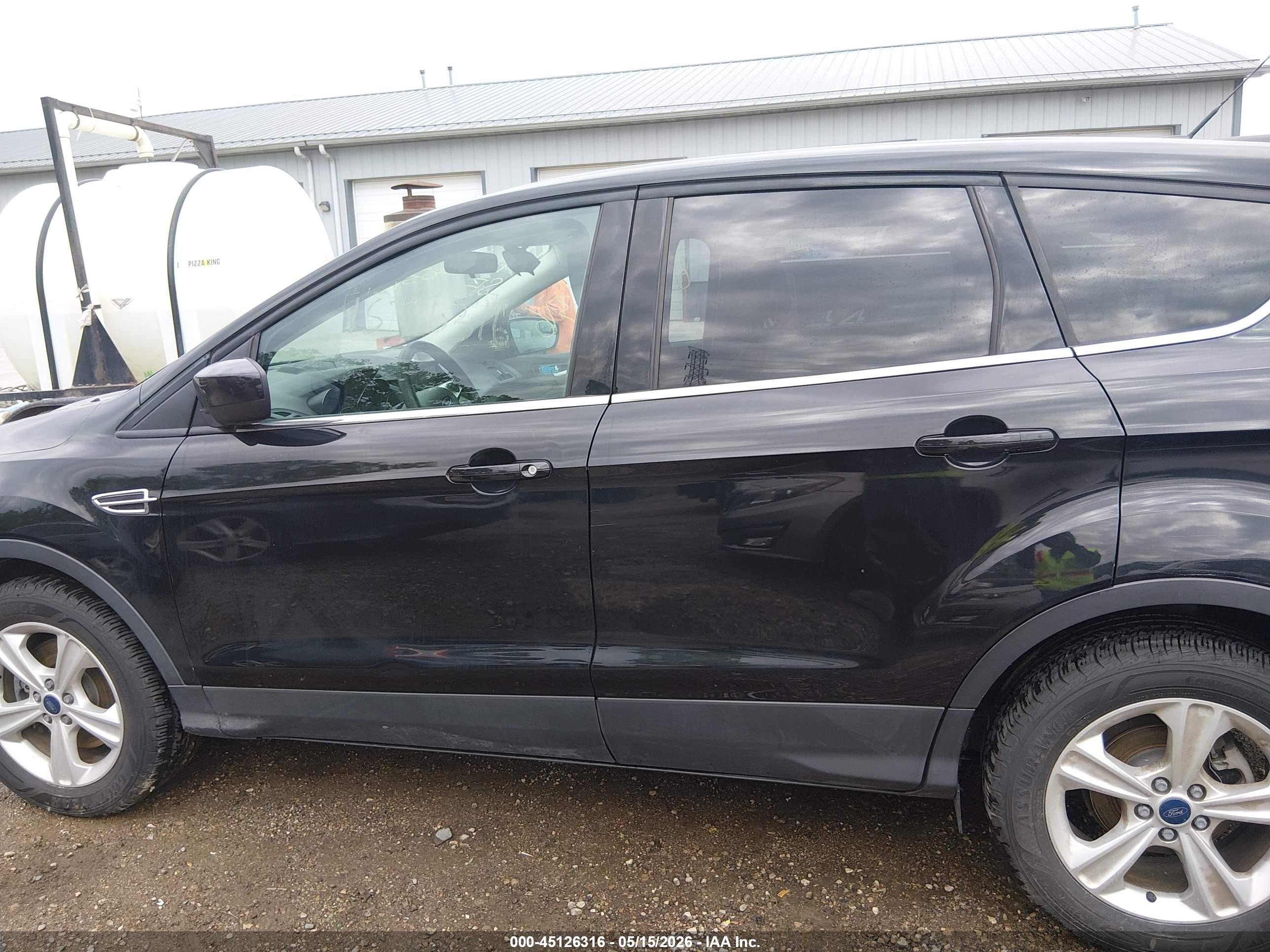 2013 Ford Escape Se Black vin: 1FMCU9GX5DUD80035