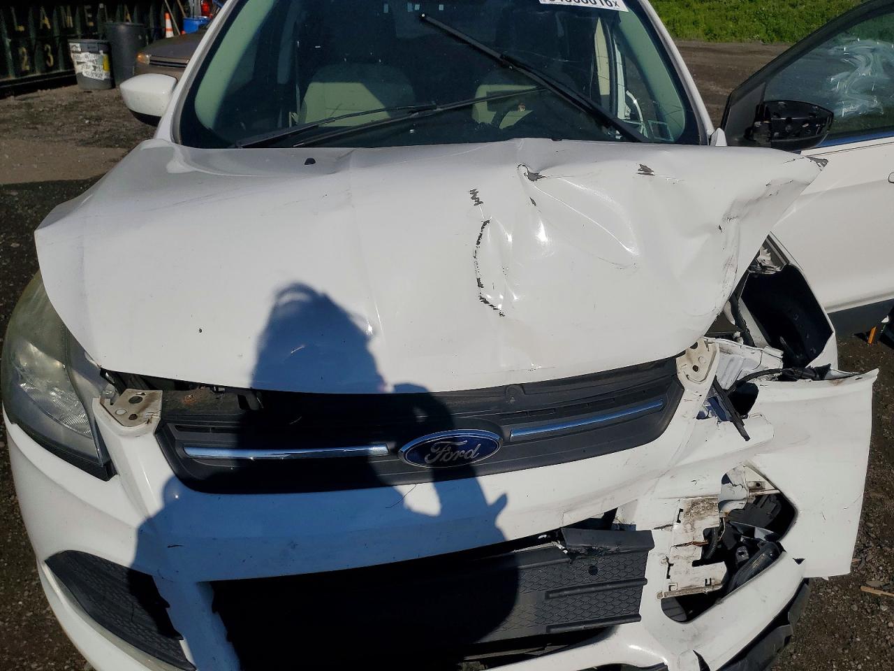 2013 Ford Escape Se Белый vin: 1FMCU9GX5DUD80813