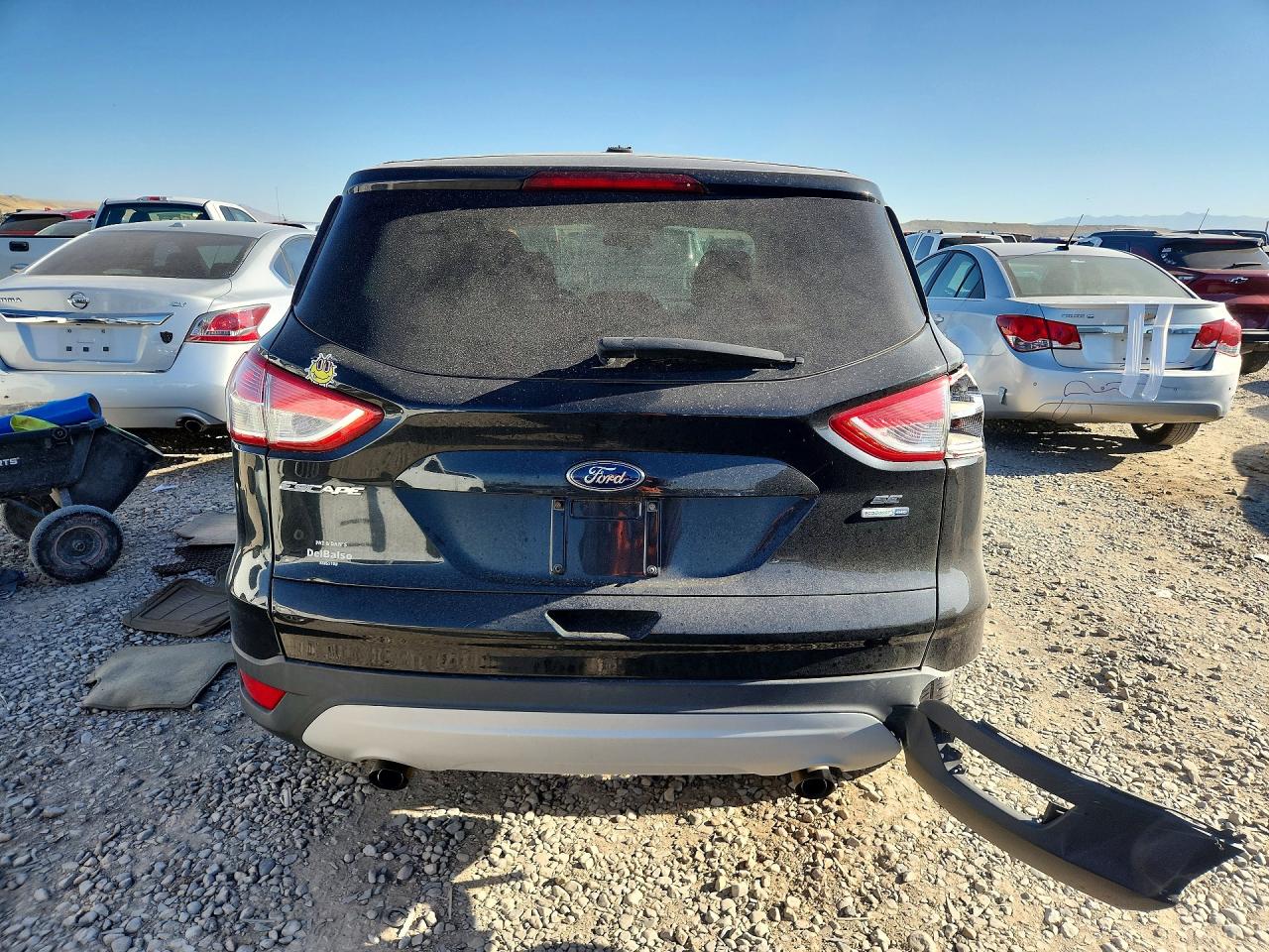 2013 Ford Escape Se Черный vin: 1FMCU9GX5DUD89012