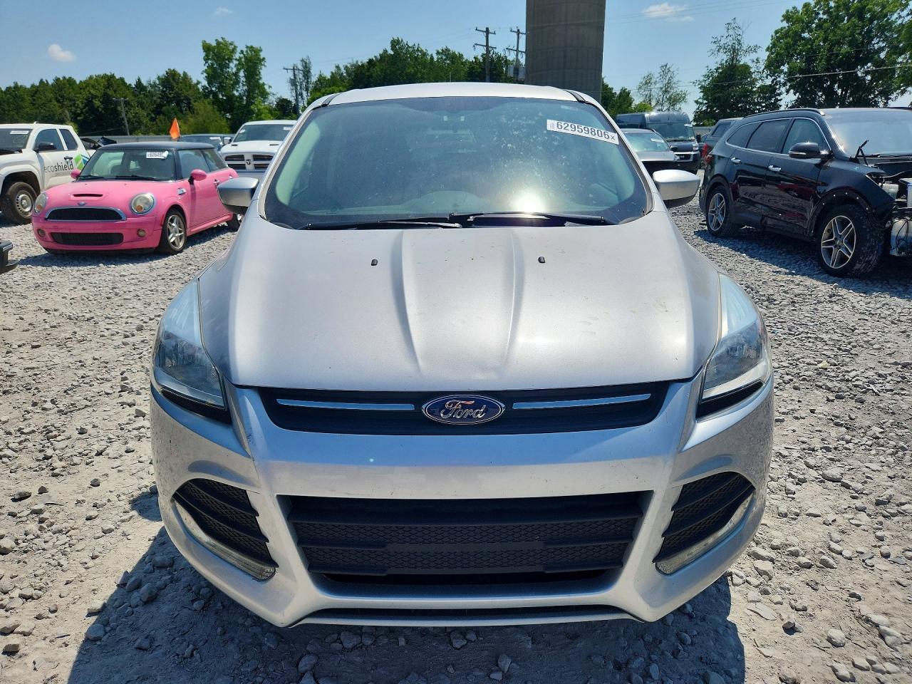 2014 Ford Escape Se Gray vin: 1FMCU9GX5EUA12553