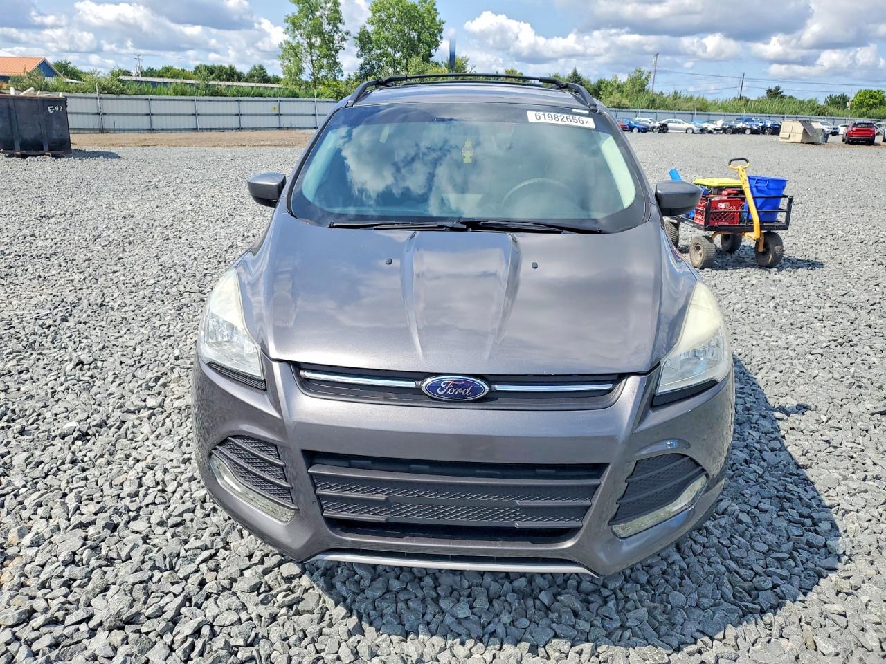2014 Ford Escape Se Gray vin: 1FMCU9GX5EUA44015