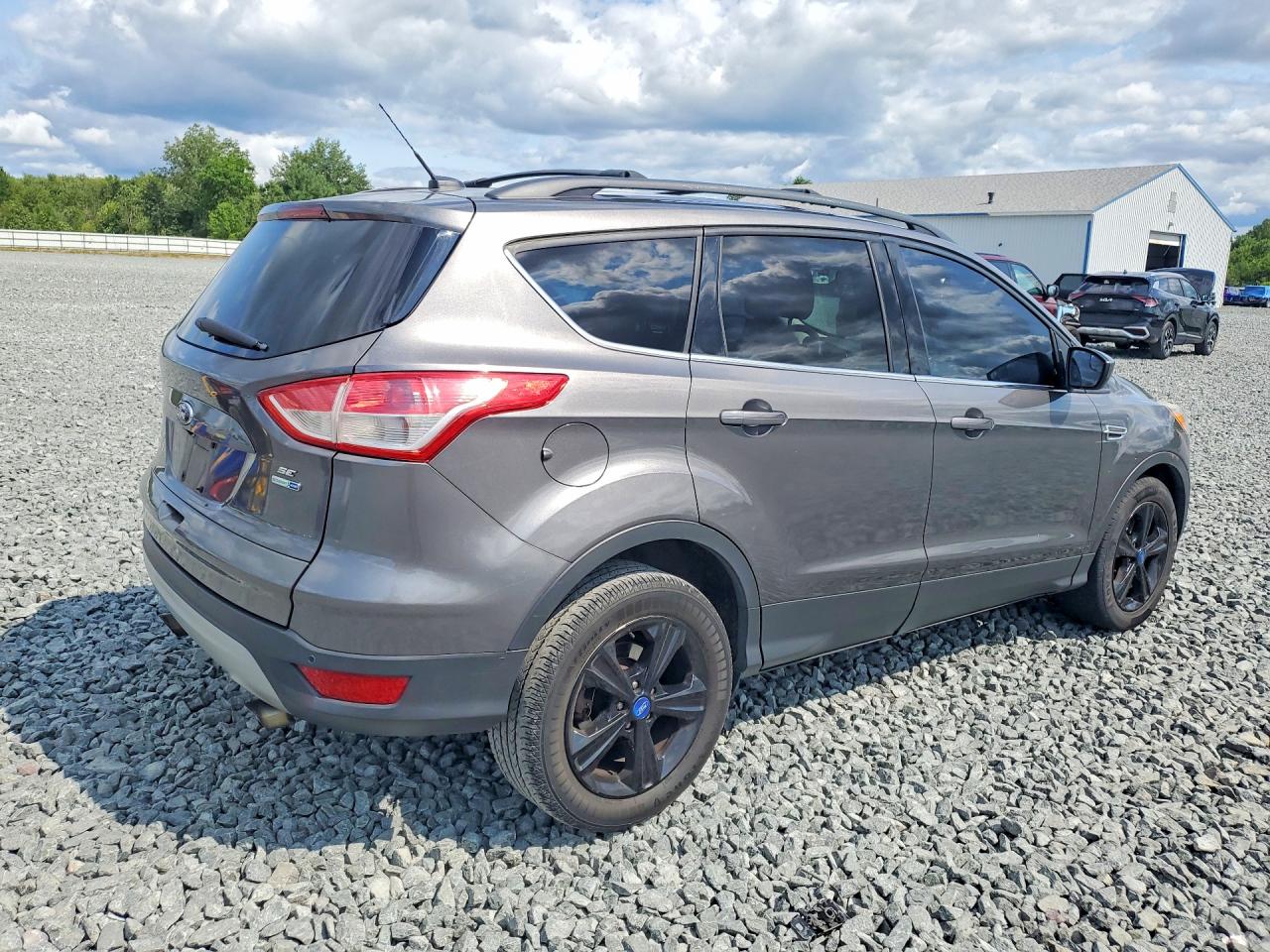2014 Ford Escape Se Gray vin: 1FMCU9GX5EUA44015