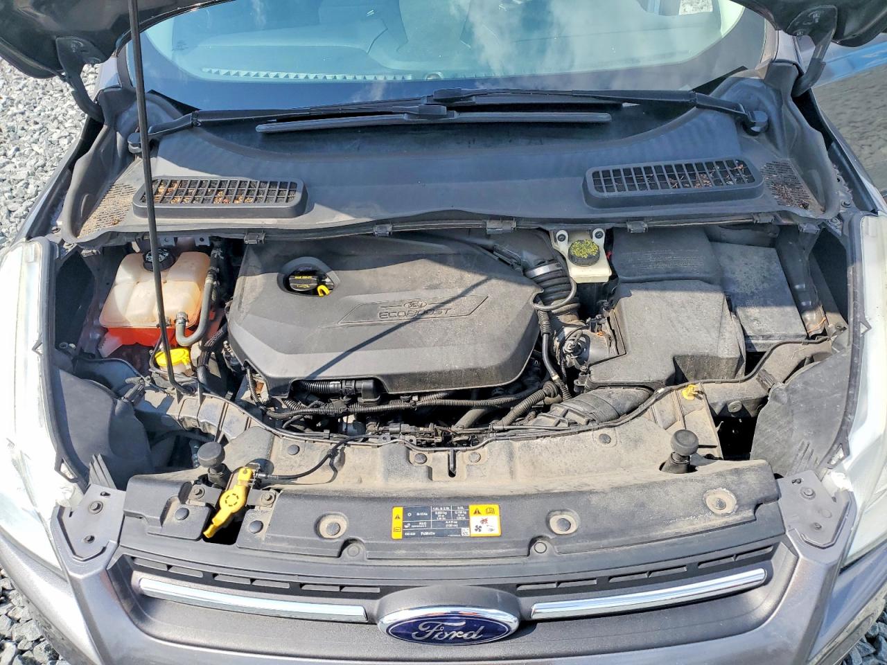 2014 Ford Escape Se Gray vin: 1FMCU9GX5EUA44015