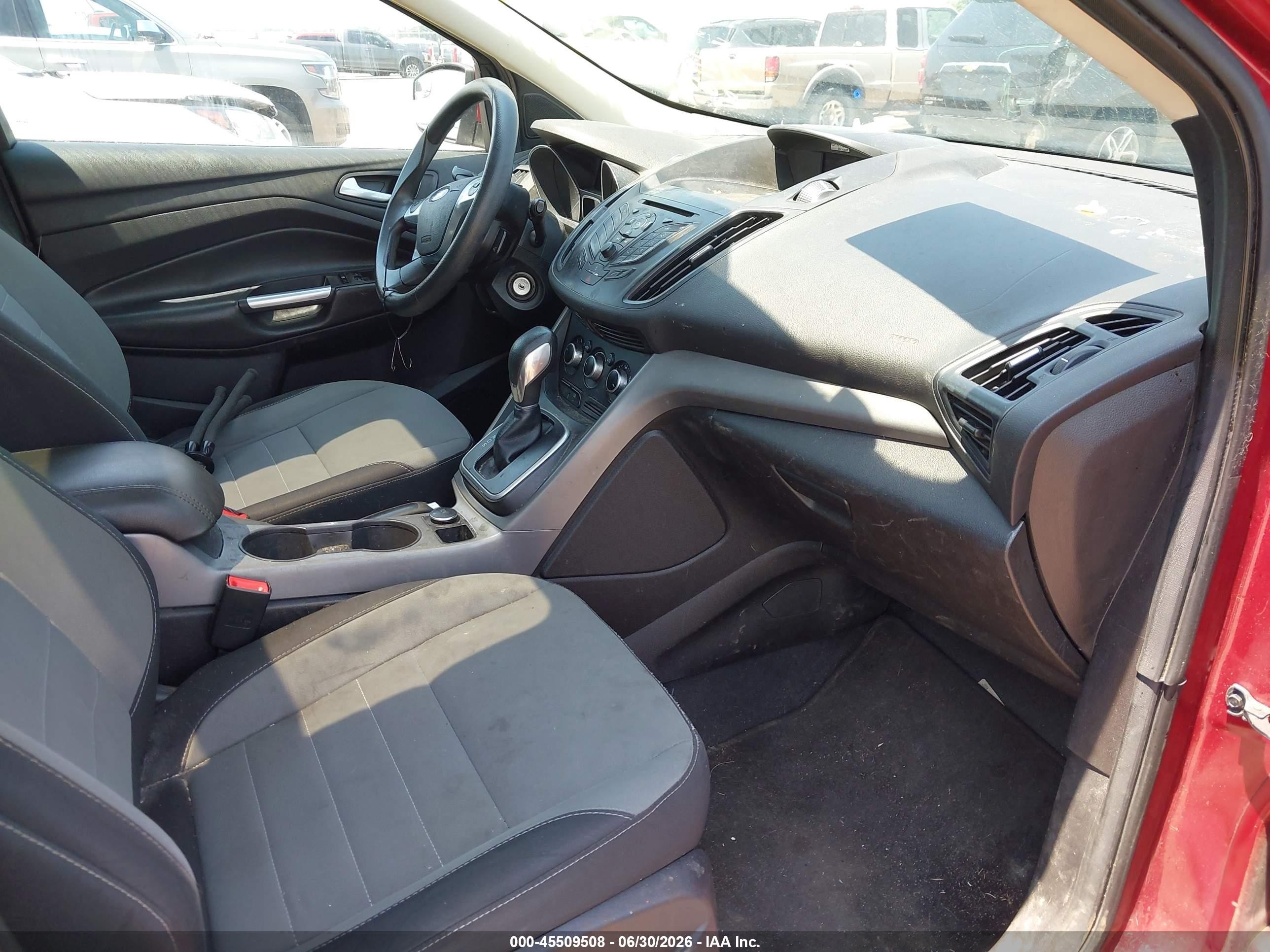 2014 Ford Escape Se Red vin: 1FMCU9GX5EUA62837