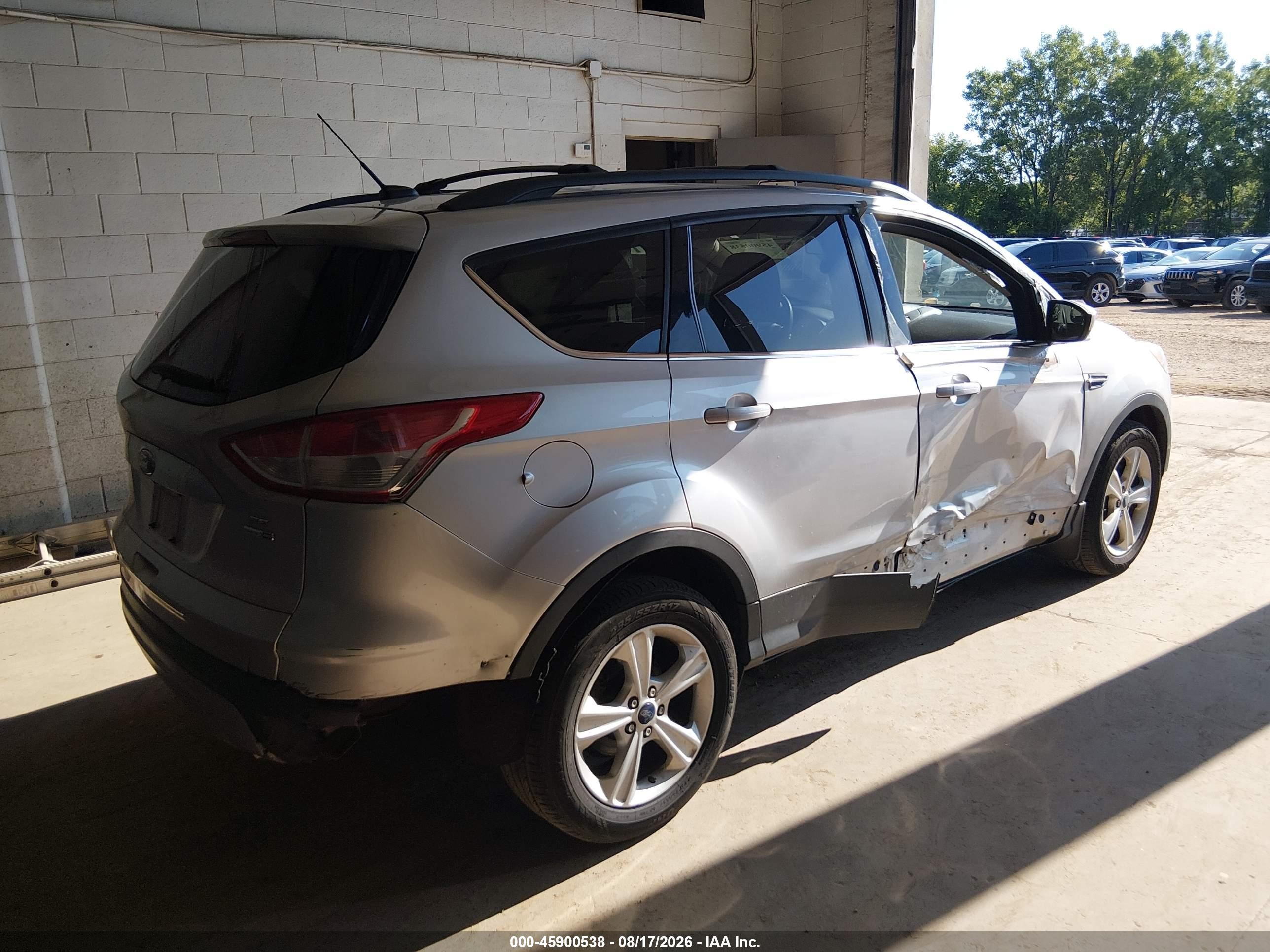 2014 Ford Escape Se Gray vin: 1FMCU9GX5EUA62868