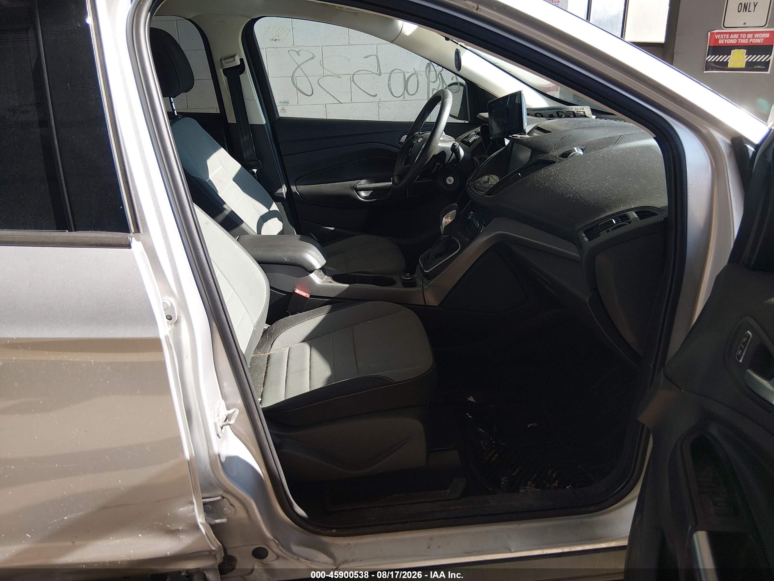 2014 Ford Escape Se Gray vin: 1FMCU9GX5EUA62868