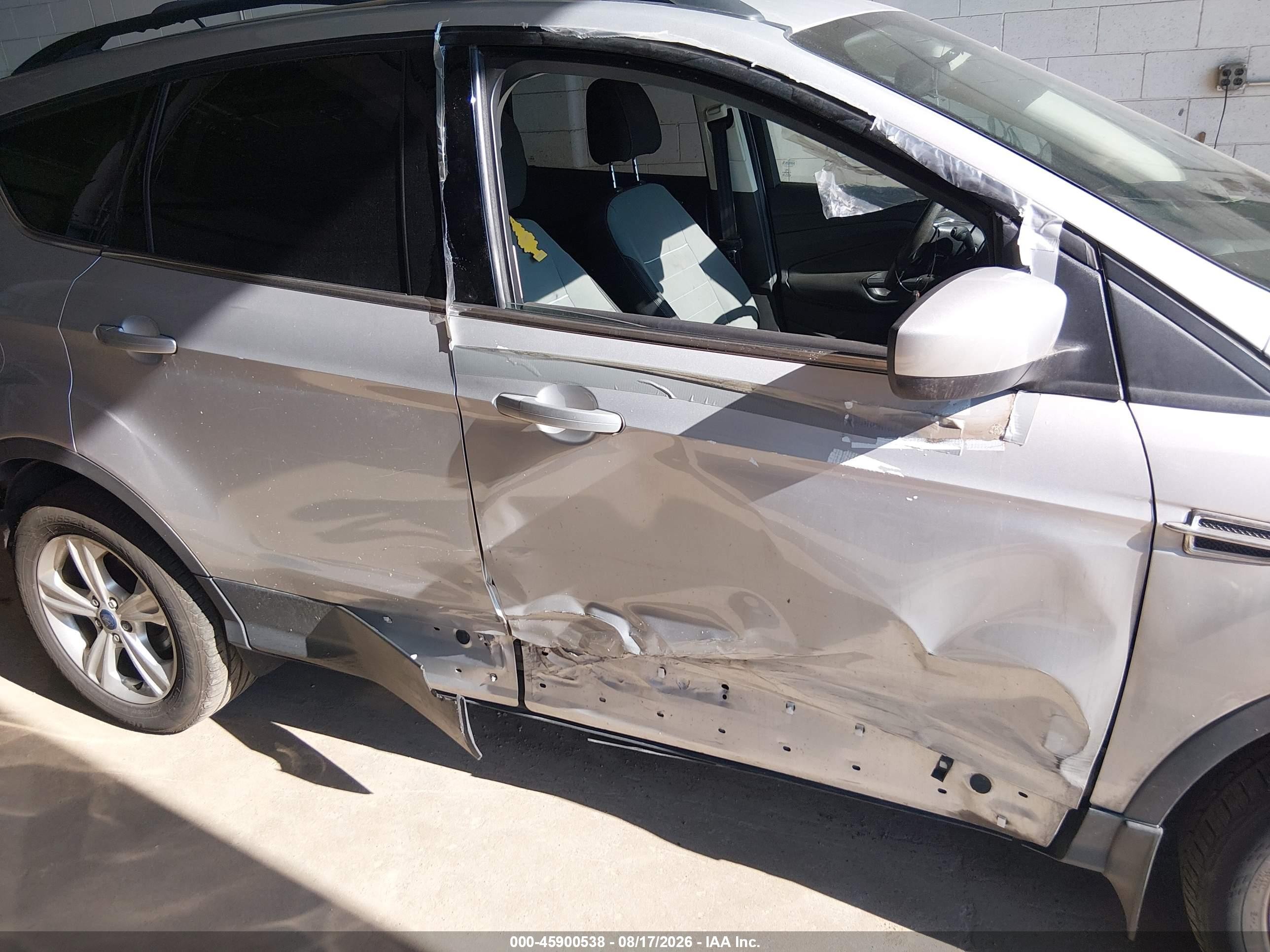 2014 Ford Escape Se Gray vin: 1FMCU9GX5EUA62868