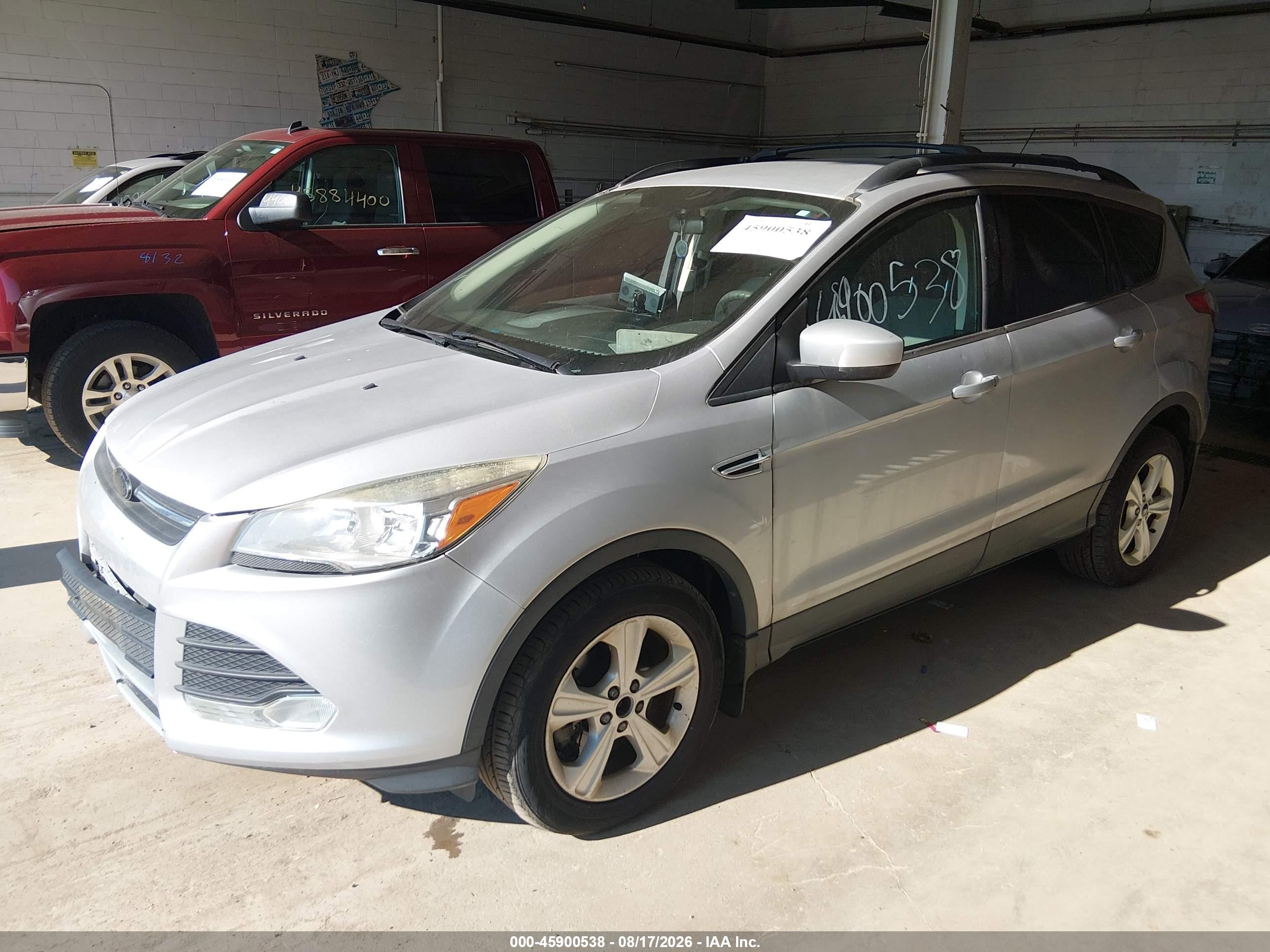 2014 Ford Escape Se Gray vin: 1FMCU9GX5EUA62868