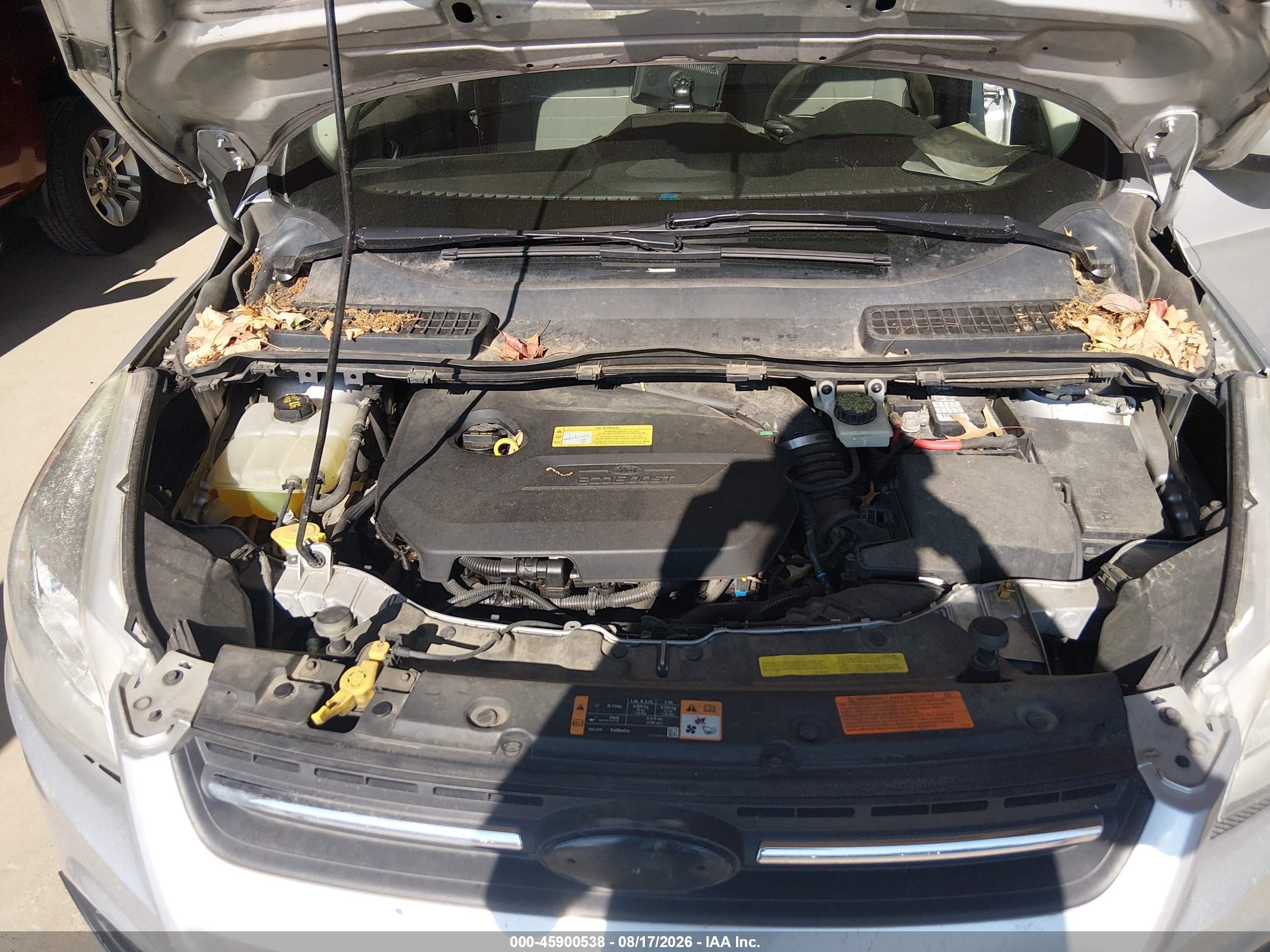 2014 Ford Escape Se Gray vin: 1FMCU9GX5EUA62868