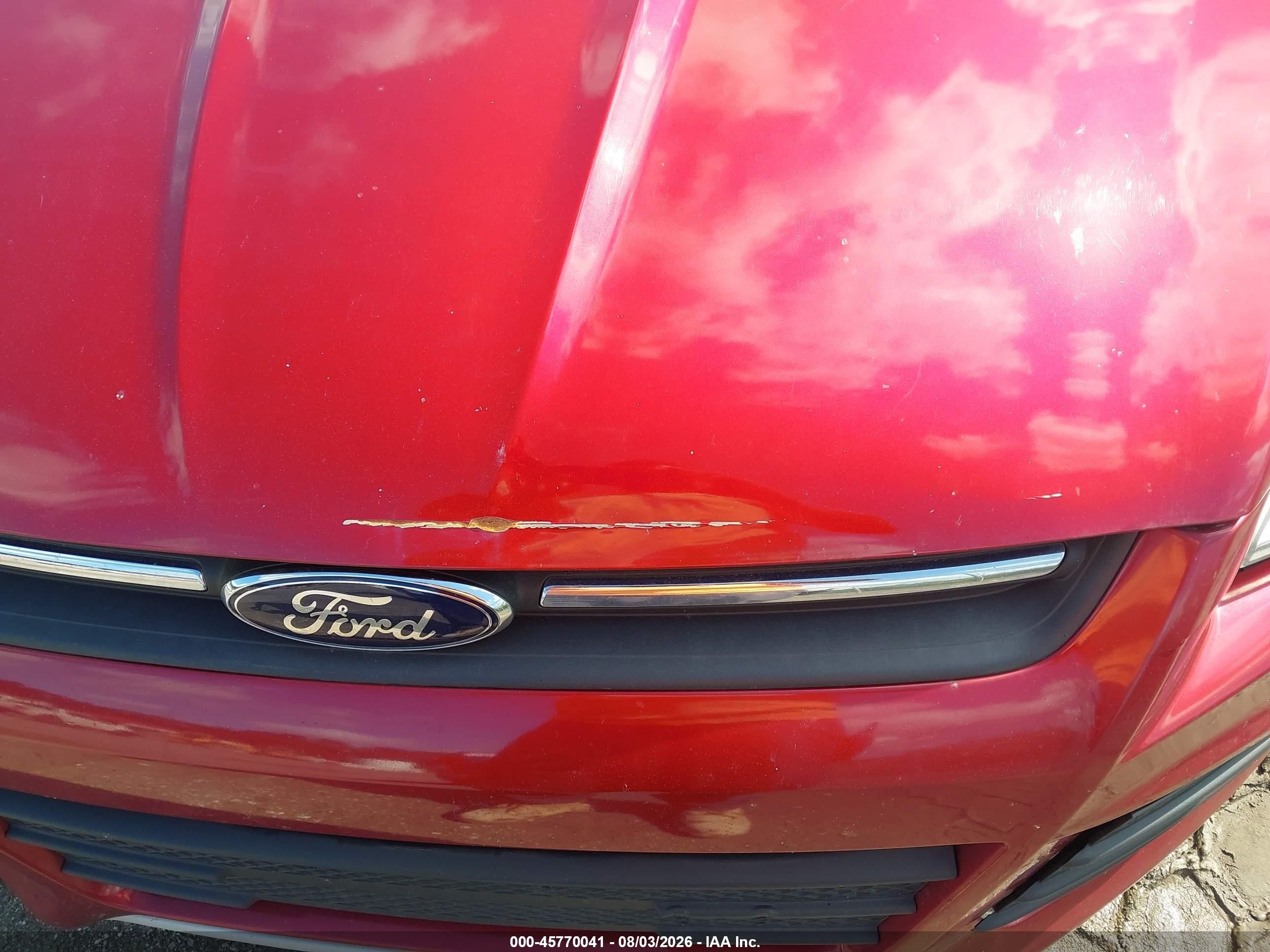 2014 Ford Escape Se Red vin: 1FMCU9GX5EUB58290