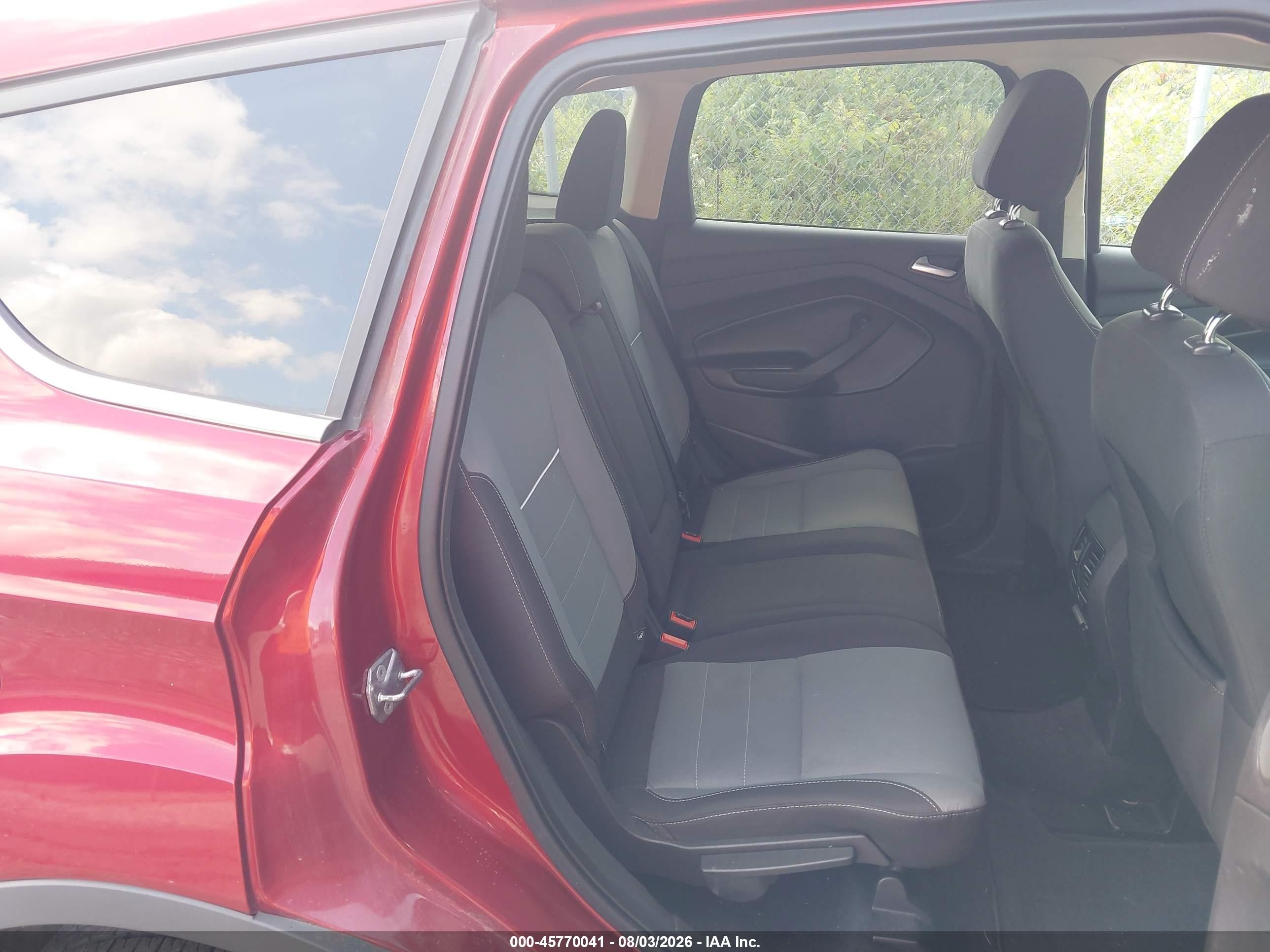 2014 Ford Escape Se Red vin: 1FMCU9GX5EUB58290