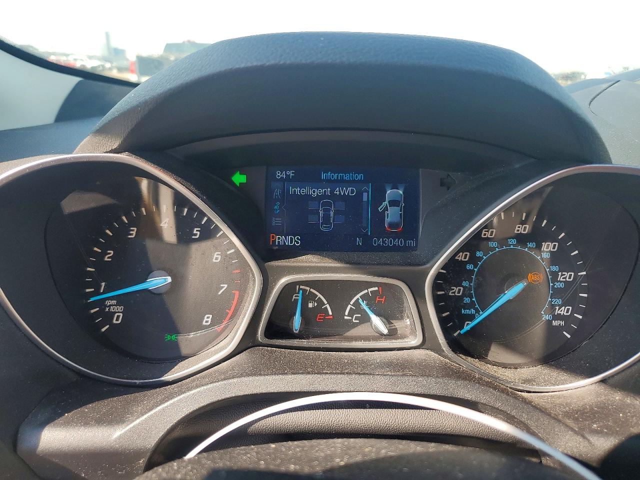 2014 Ford Escape Se White vin: 1FMCU9GX5EUC58860