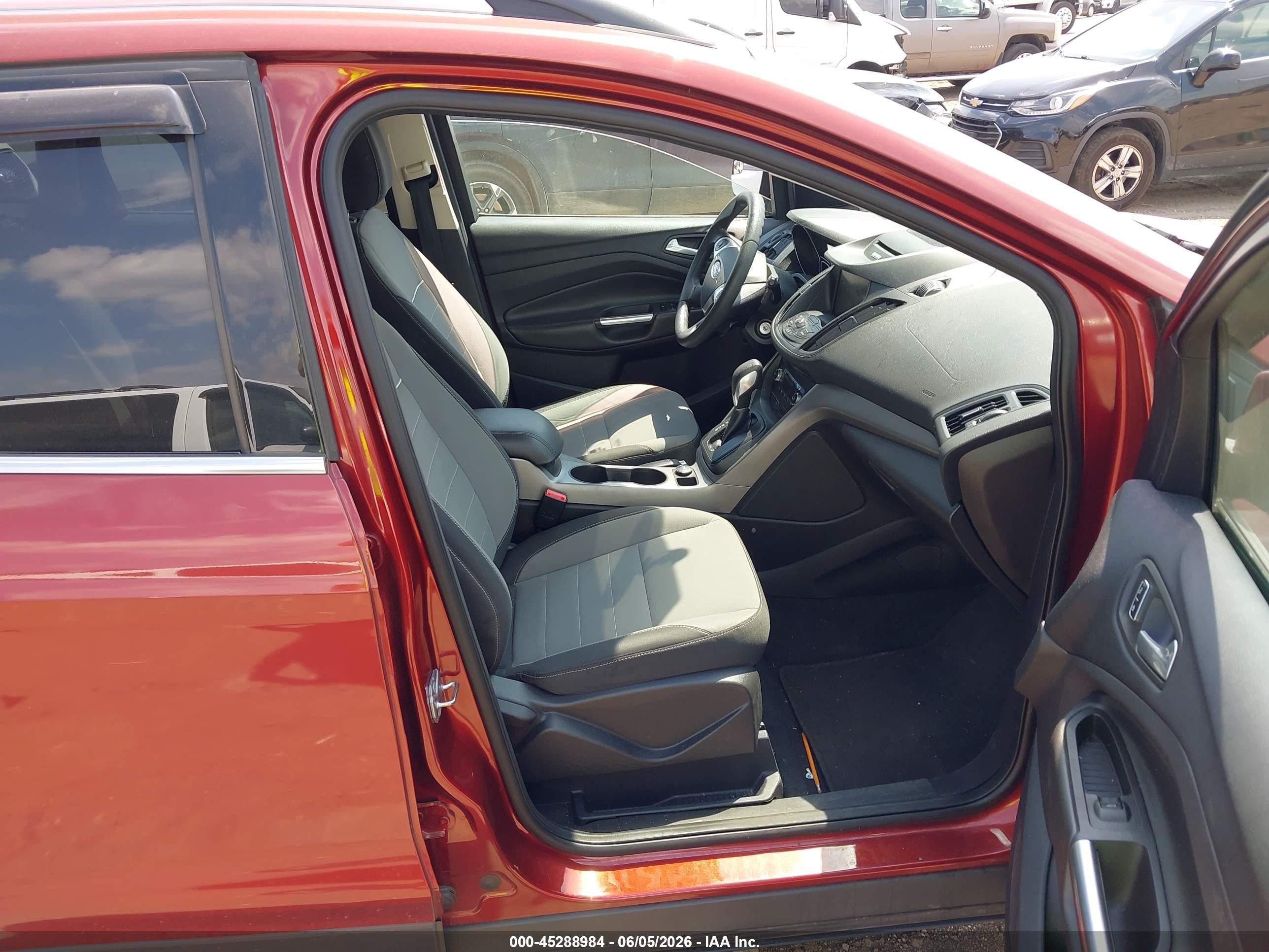 2014 Ford Escape Se Orange vin: 1FMCU9GX5EUC65310