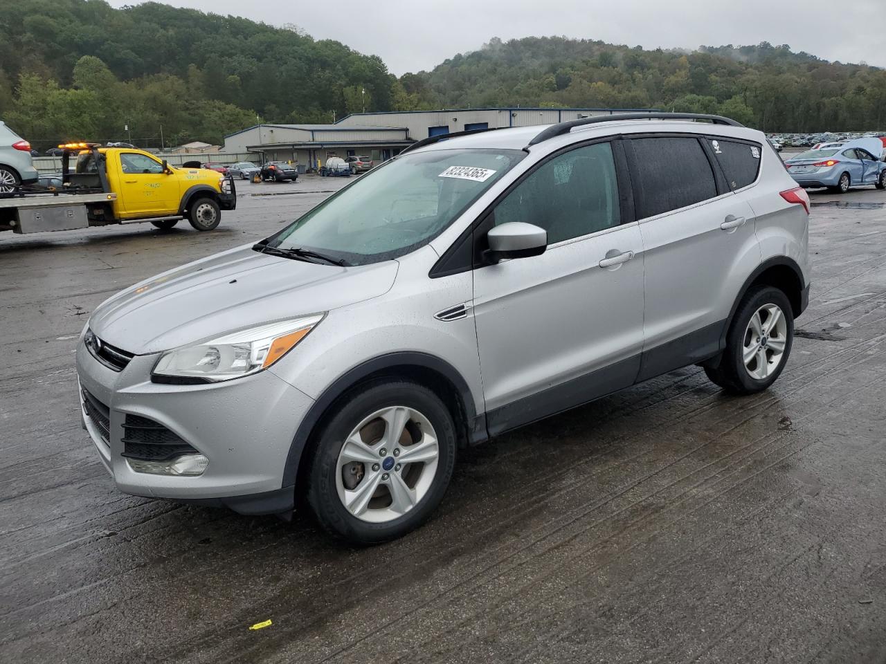 2014 Ford Escape Se Silver vin: 1FMCU9GX5EUC69762