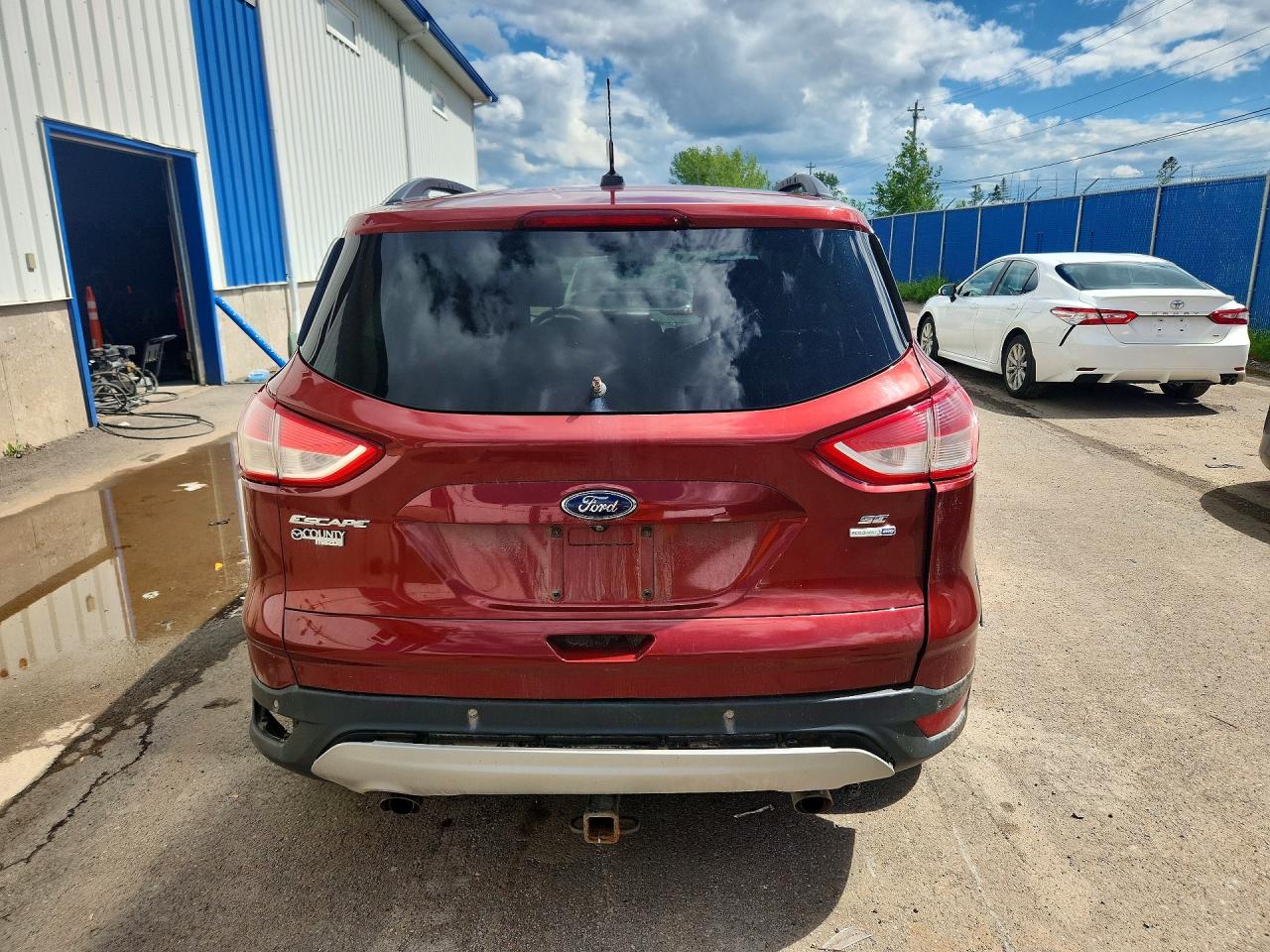 2014 Ford Escape Se Red vin: 1FMCU9GX5EUC71222