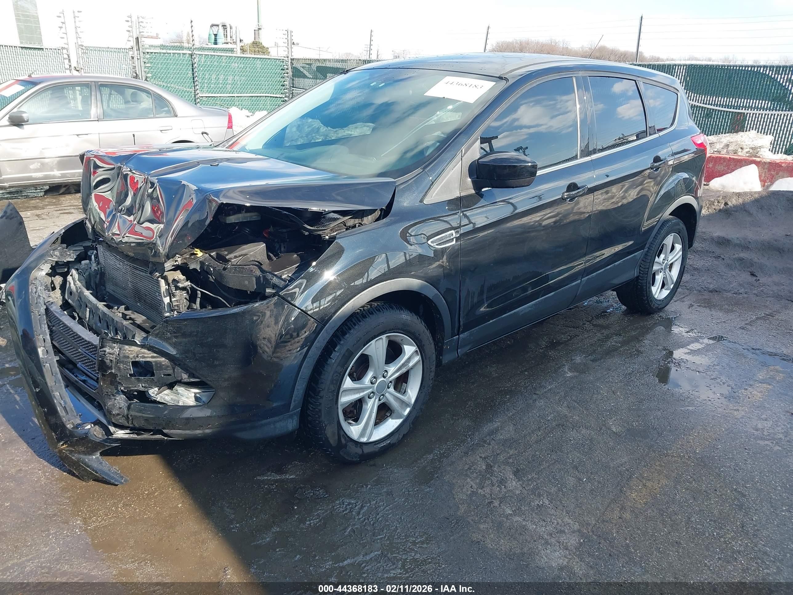 2014 Ford Escape Se Black vin: 1FMCU9GX5EUC89297