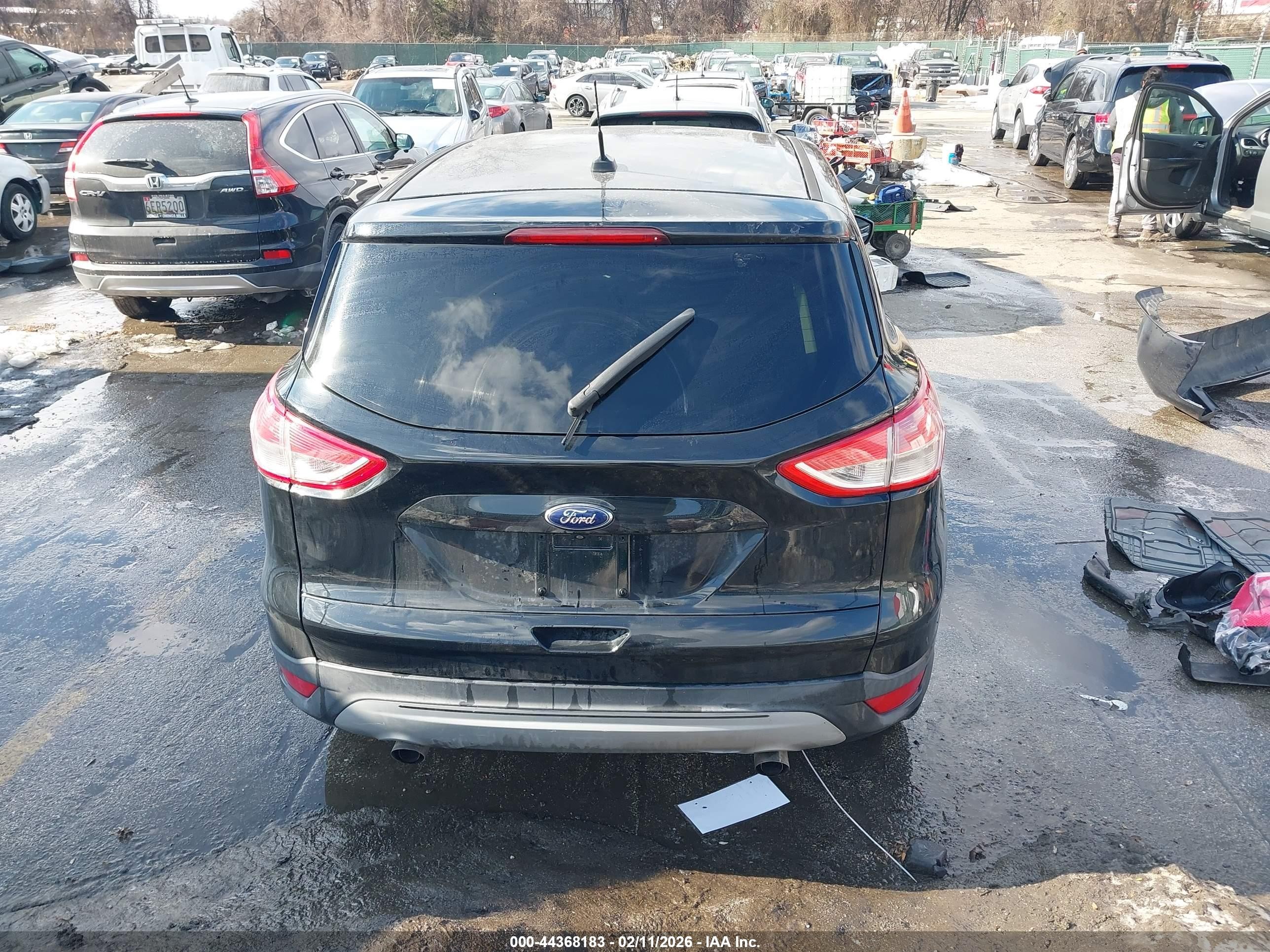 2014 Ford Escape Se Black vin: 1FMCU9GX5EUC89297
