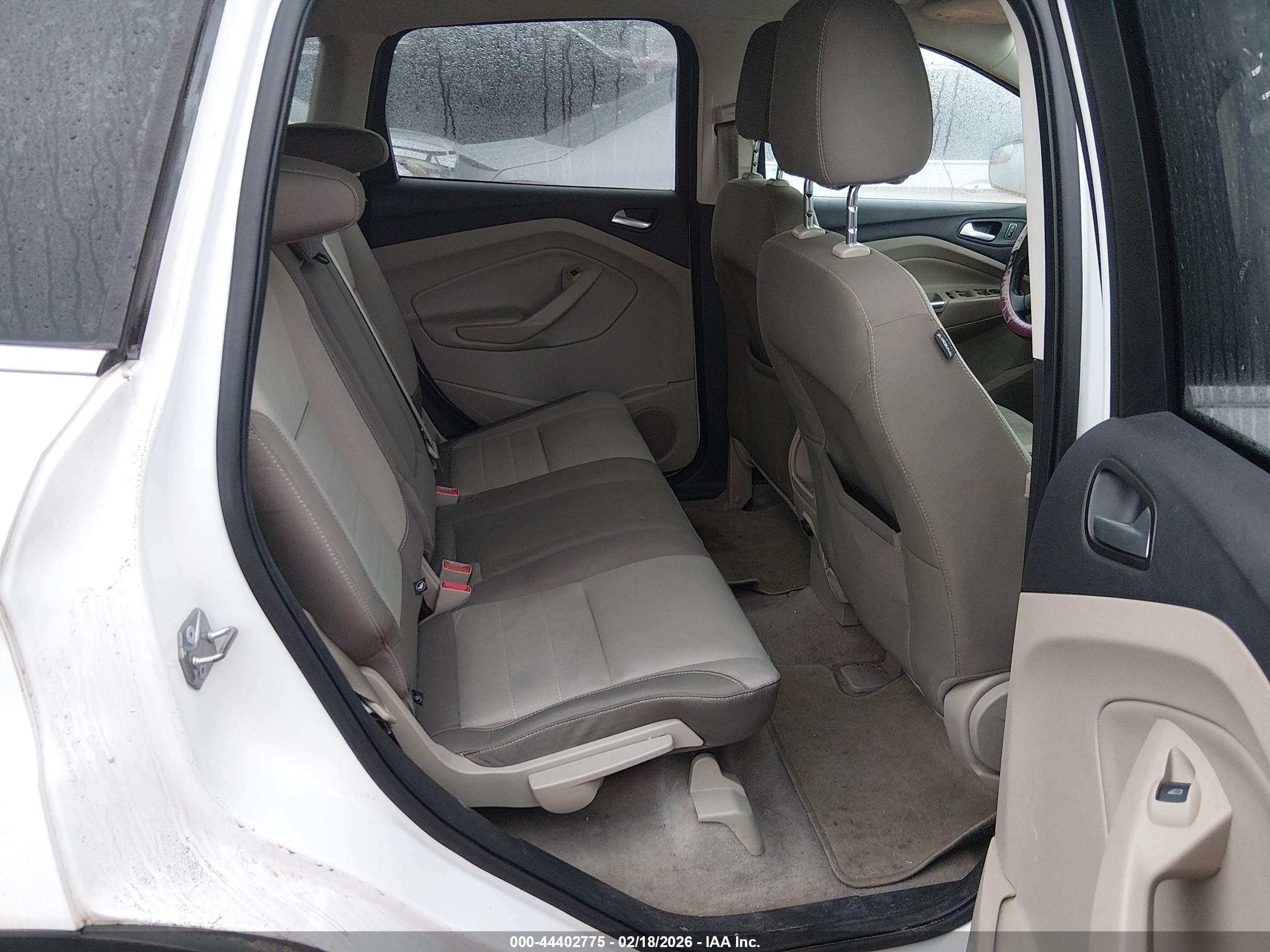2014 Ford Escape Se White vin: 1FMCU9GX5EUD38773