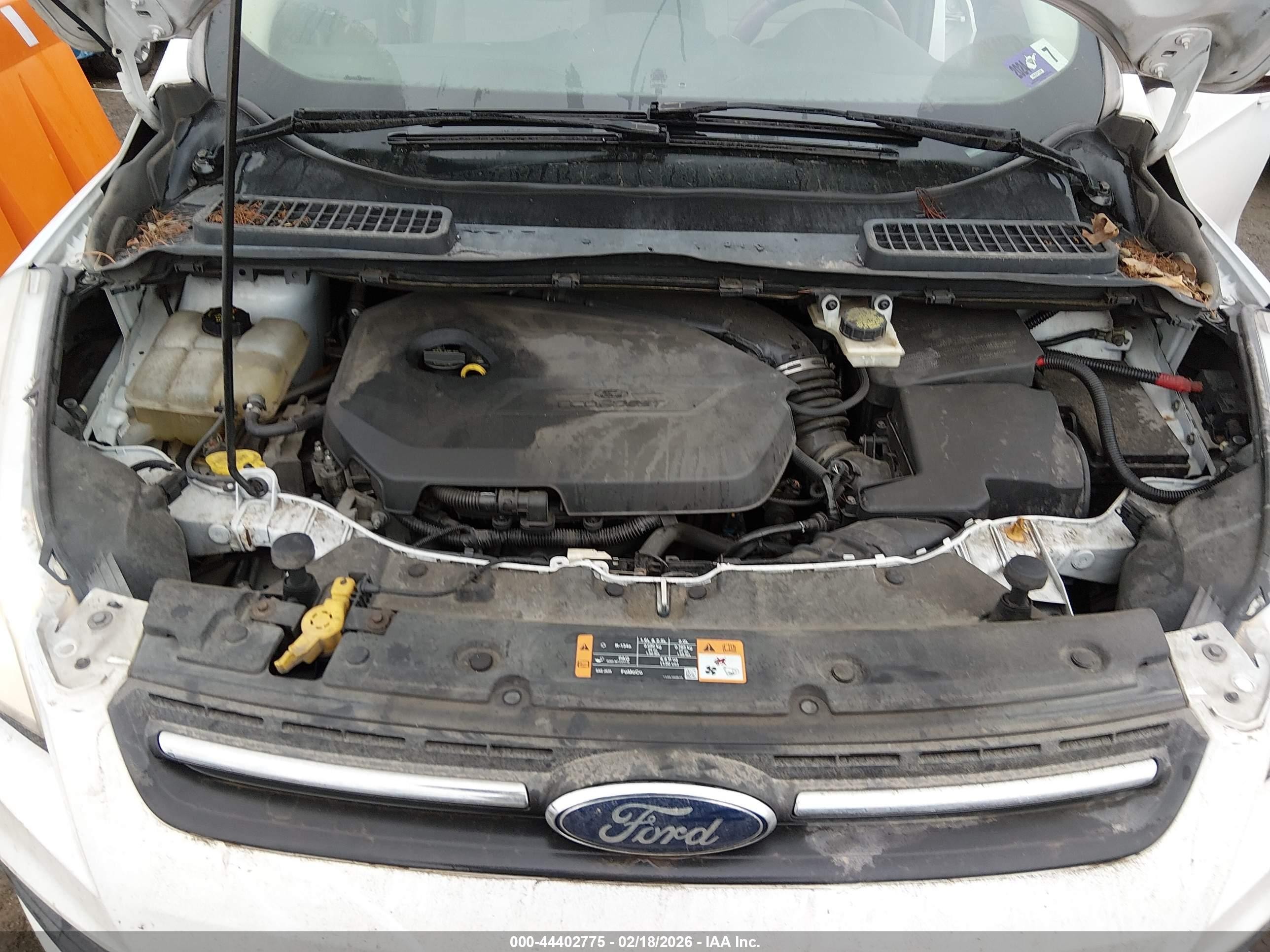 2014 Ford Escape Se White vin: 1FMCU9GX5EUD38773