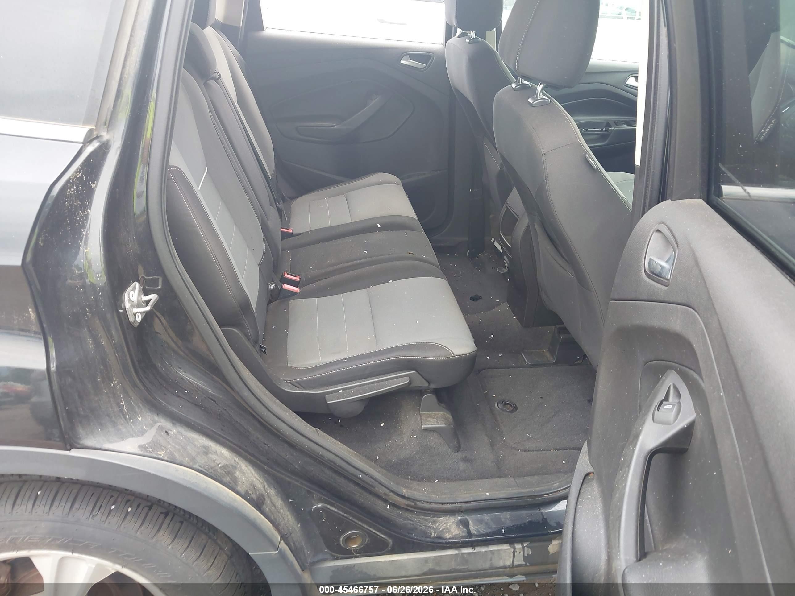 2014 Ford Escape Se Black vin: 1FMCU9GX5EUD69926