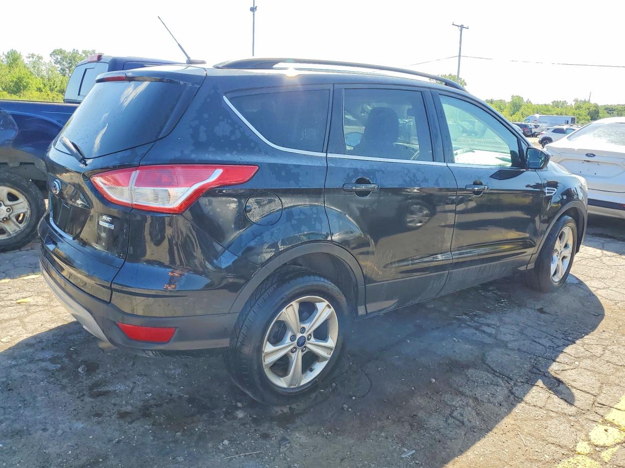 2014 Ford Escape Se Black vin: 1FMCU9GX5EUD82742