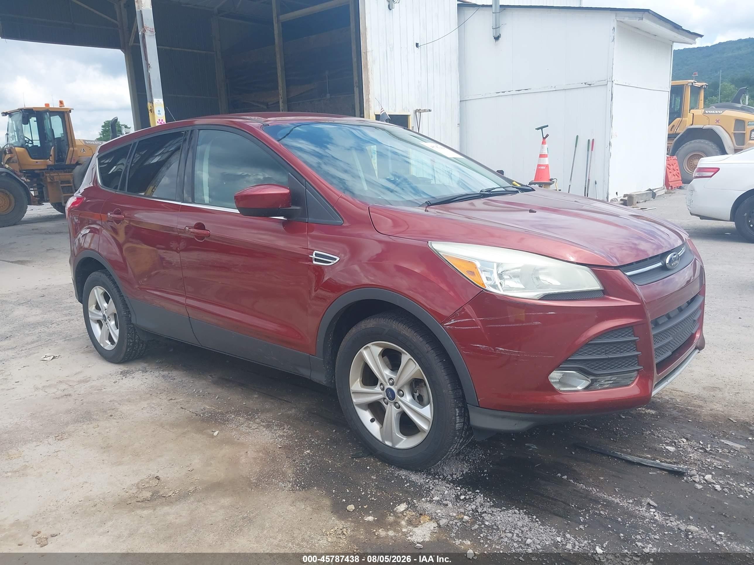 2014 Ford Escape Se Orange vin: 1FMCU9GX5EUE09132