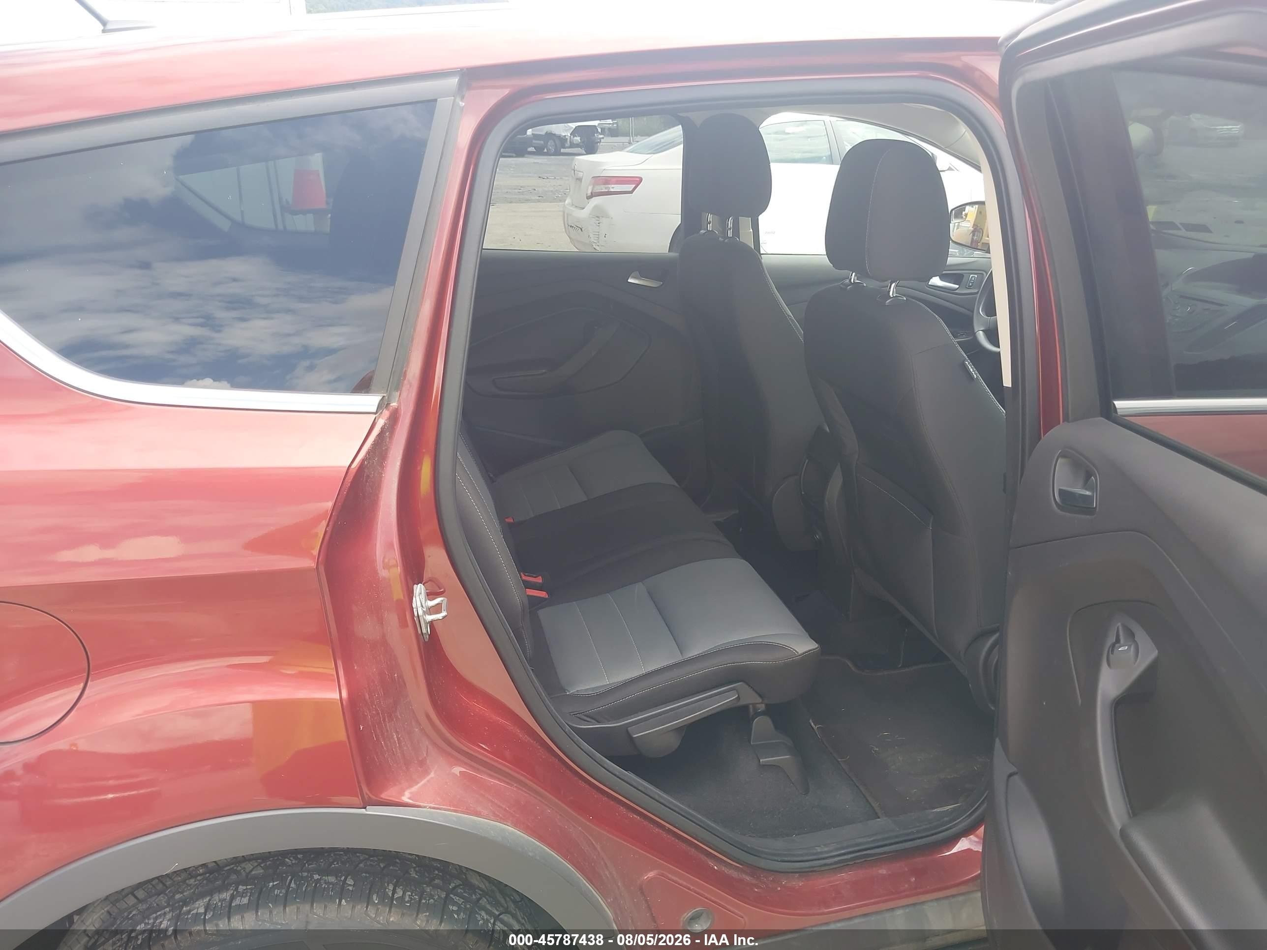 2014 Ford Escape Se Orange vin: 1FMCU9GX5EUE09132