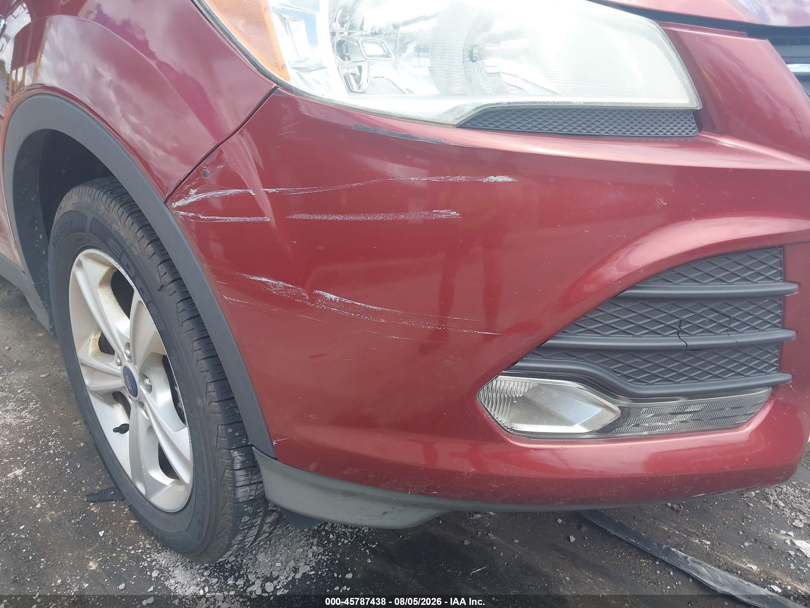 2014 Ford Escape Se Orange vin: 1FMCU9GX5EUE09132