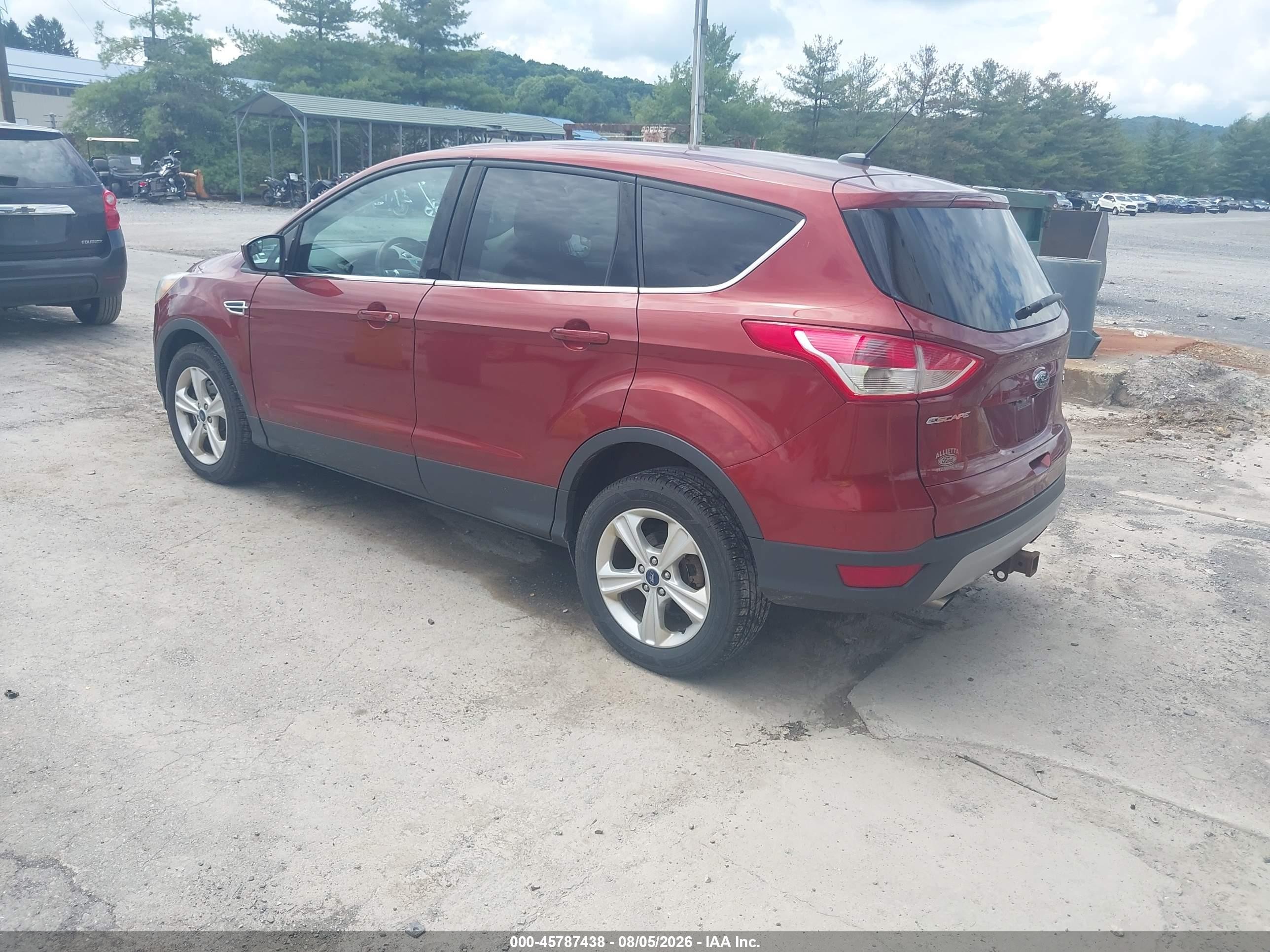 2014 Ford Escape Se Orange vin: 1FMCU9GX5EUE09132