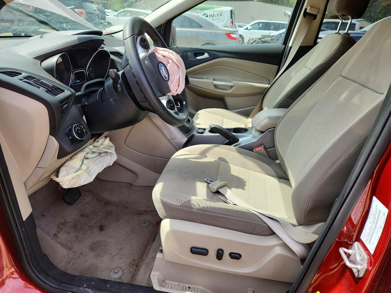 2014 Ford Escape Se Red vin: 1FMCU9GX5EUE19823