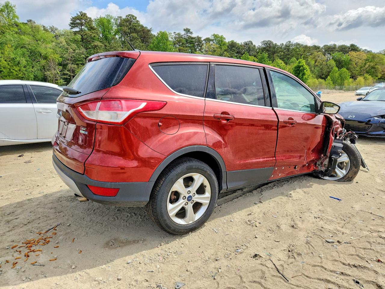 2014 Ford Escape Se Red vin: 1FMCU9GX5EUE19823