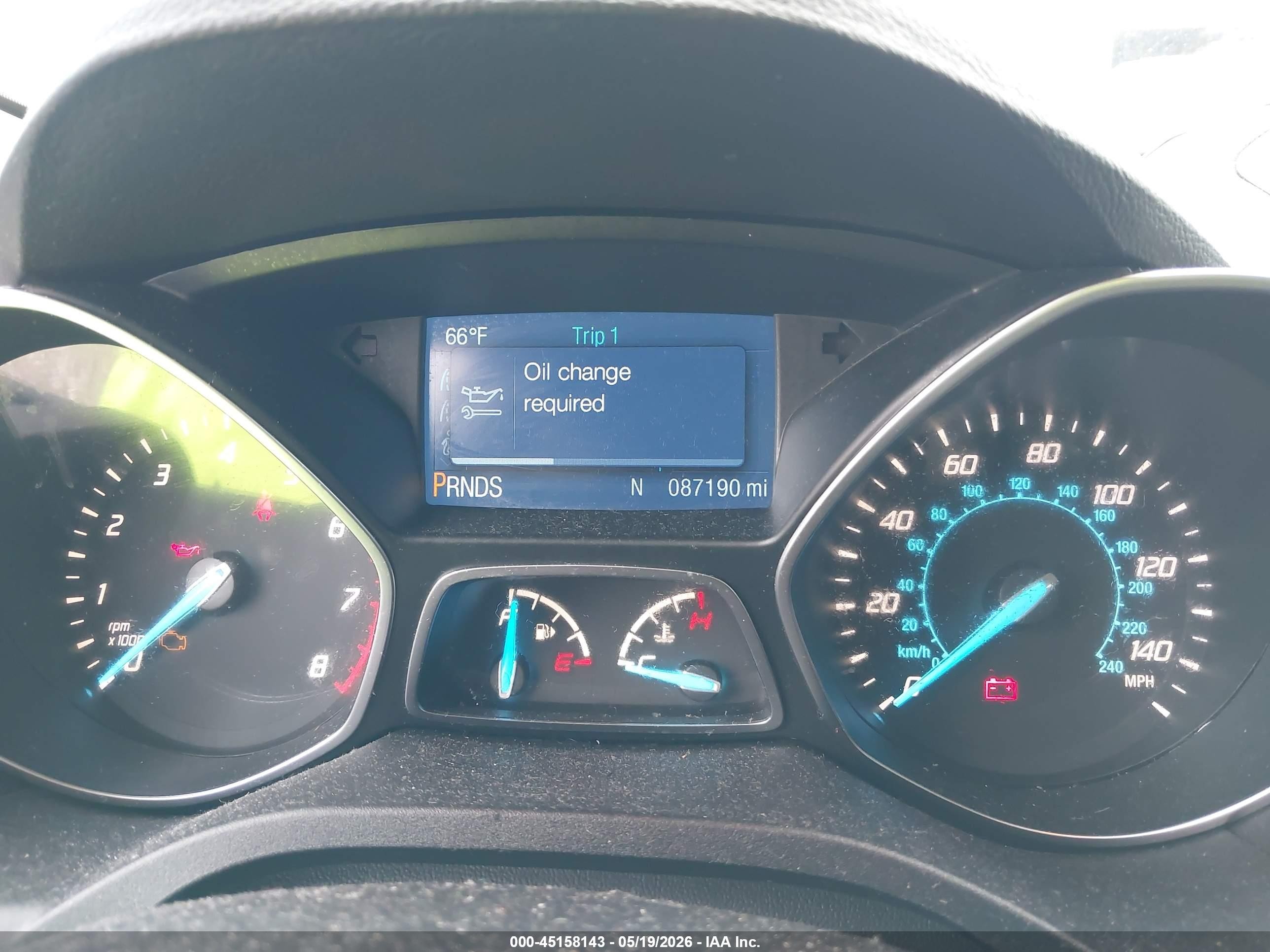 2014 Ford Escape Se White vin: 1FMCU9GX5EUE28375