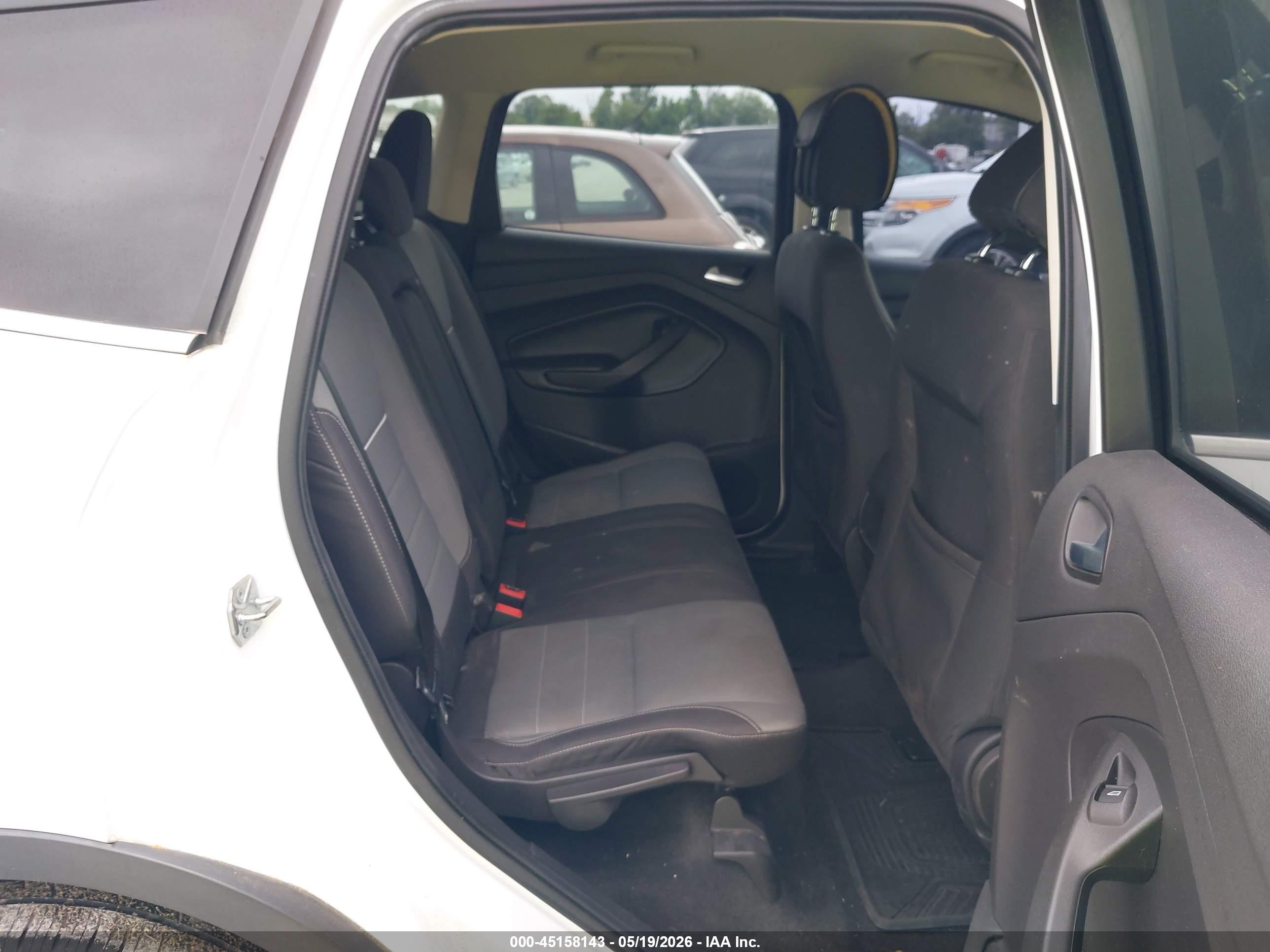 2014 Ford Escape Se White vin: 1FMCU9GX5EUE28375