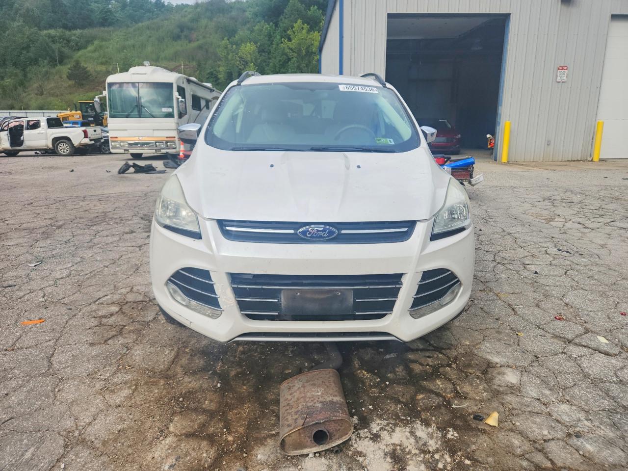 2015 Ford Escape Se White vin: 1FMCU9GX5FUA23330