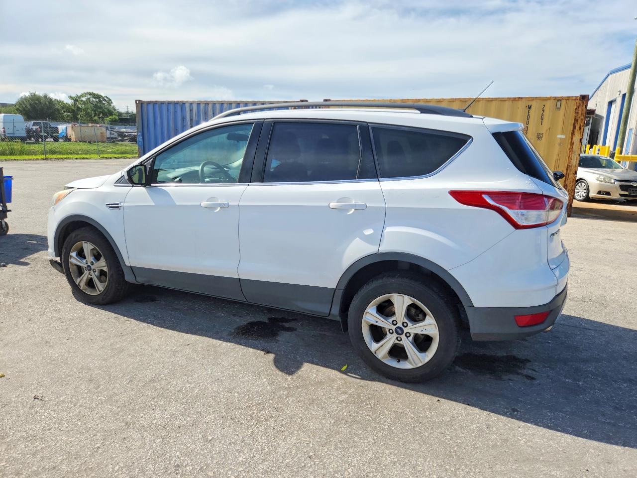2015 Ford Escape Se White vin: 1FMCU9GX5FUA26034