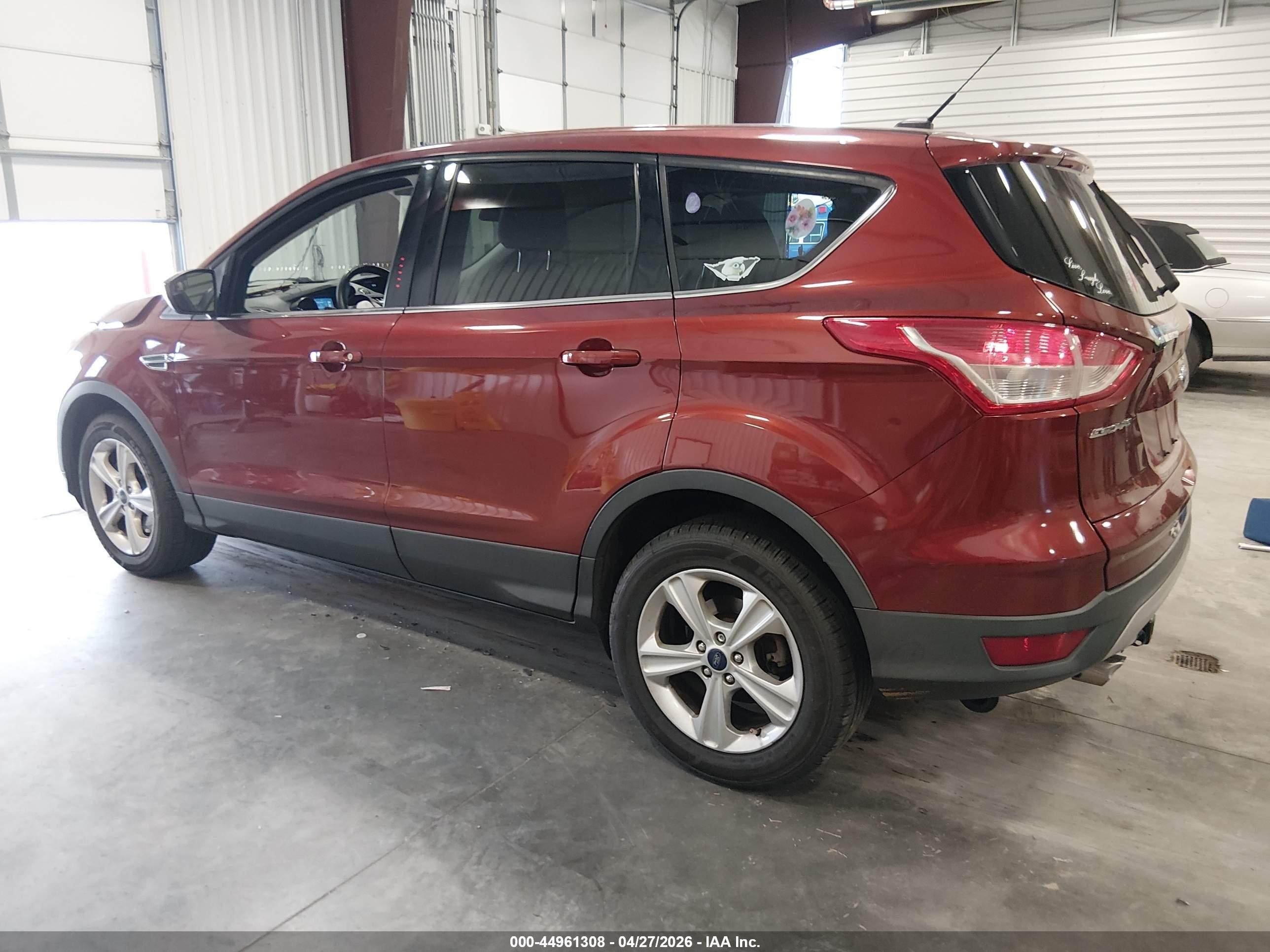 2015 Ford Escape Se Red vin: 1FMCU9GX5FUA28026