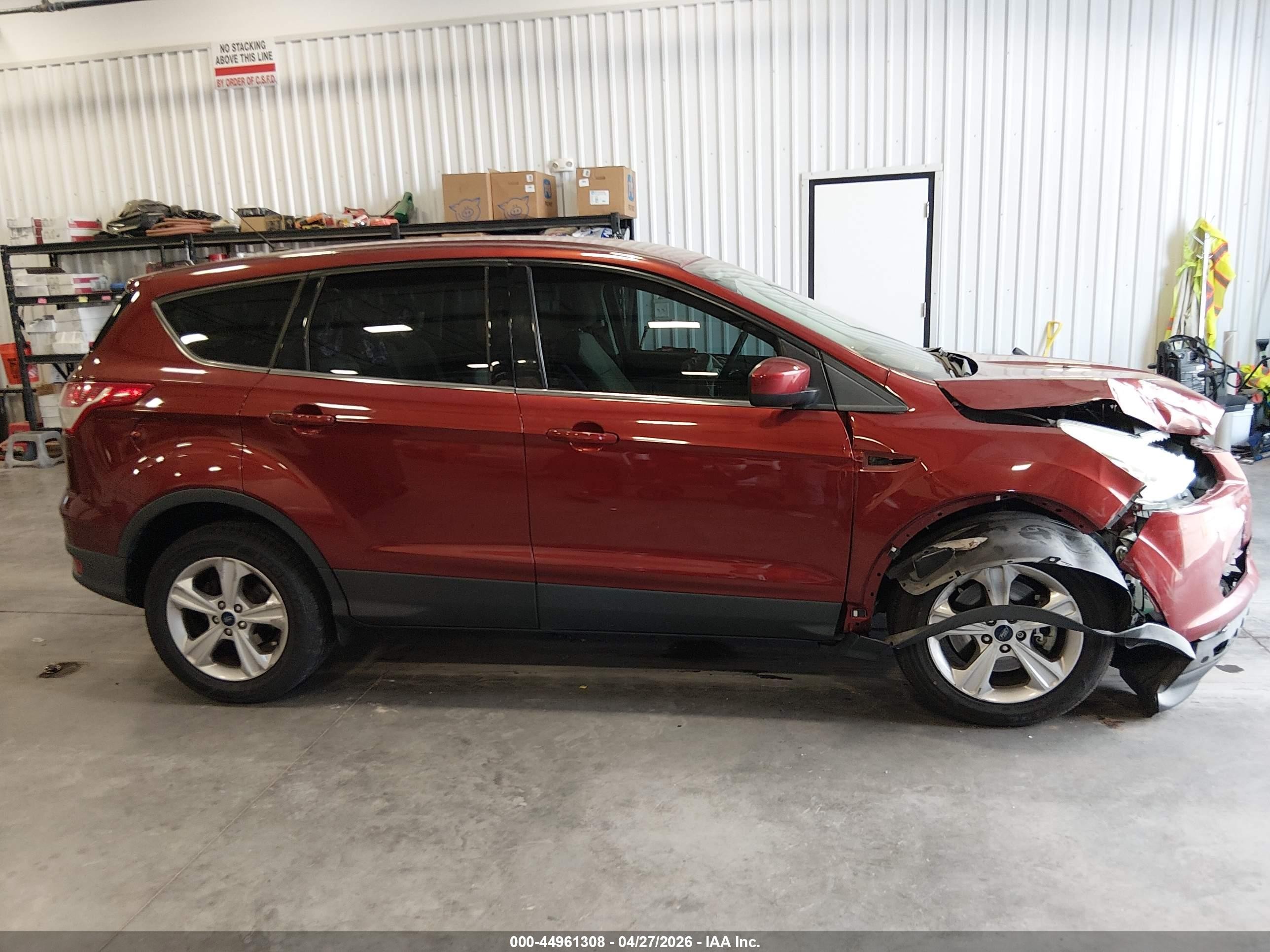 2015 Ford Escape Se Red vin: 1FMCU9GX5FUA28026