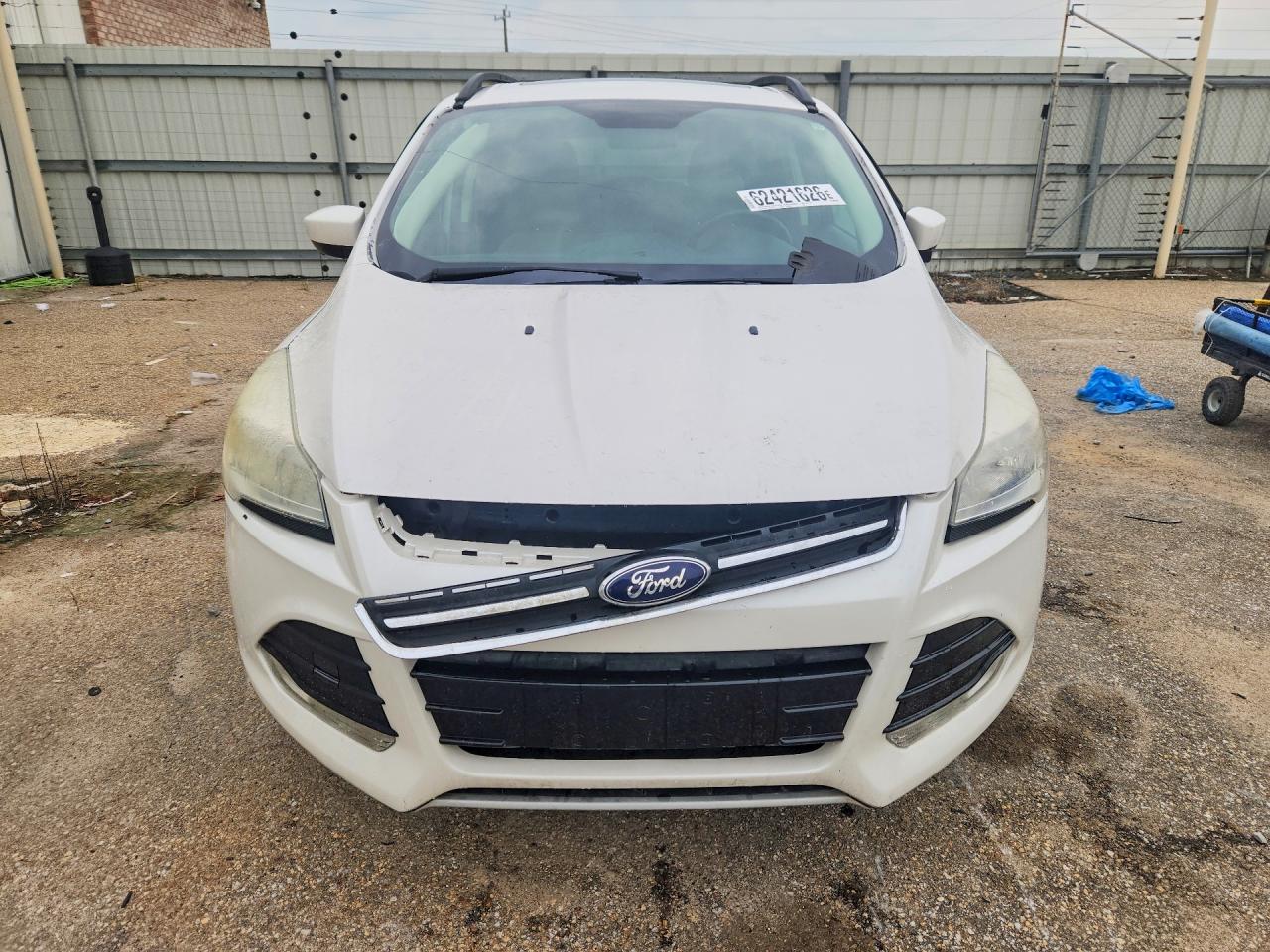 2015 Ford Escape Se White vin: 1FMCU9GX5FUA72334