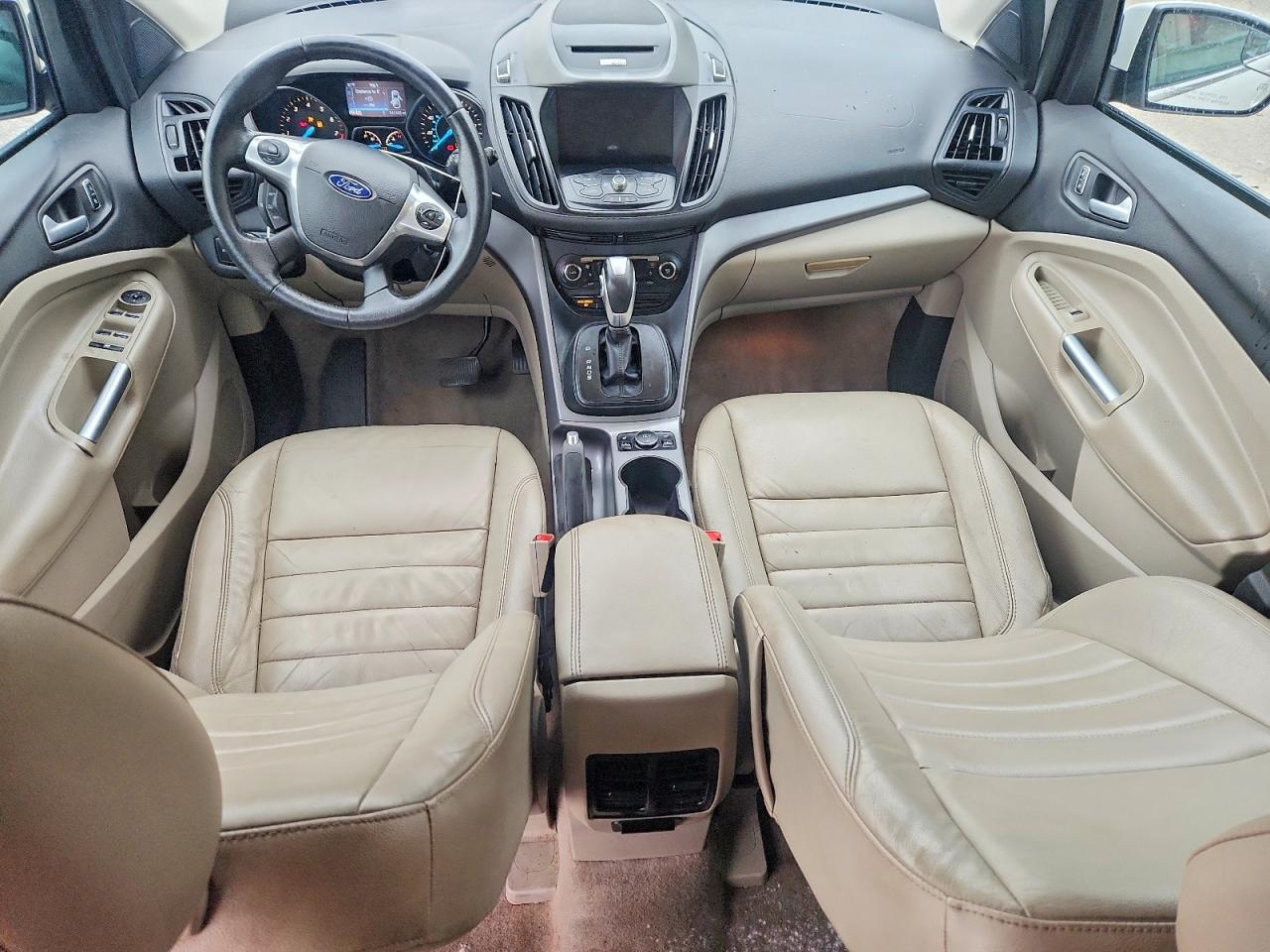 2015 Ford Escape Se White vin: 1FMCU9GX5FUA72334
