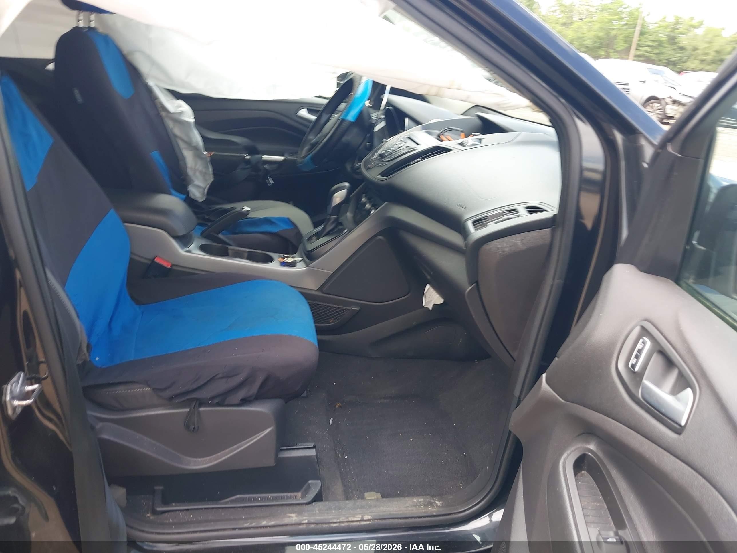 2015 Ford Escape Se Black vin: 1FMCU9GX5FUB20625
